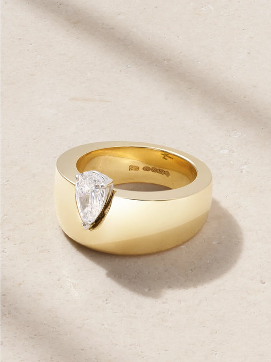 Nikos Koulis 18-karat Gold Diamond Ring