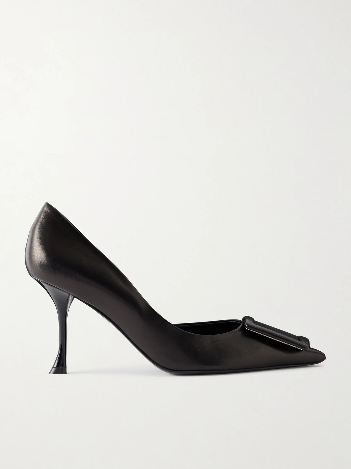 Viv Ville 85 Buckled Leather Pumps