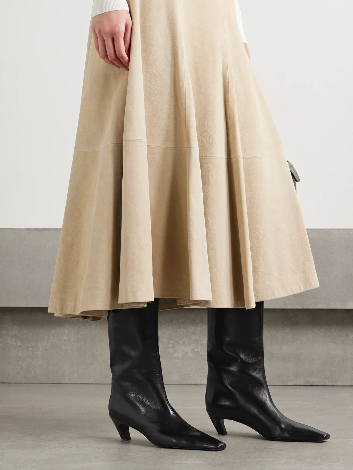 Davis Leather Knee Boots