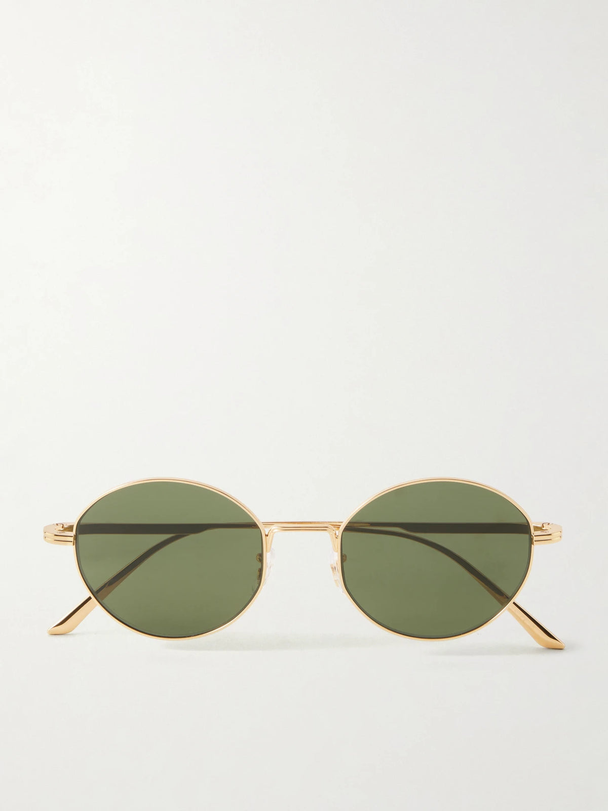 + Khaite 1994c Round-frame Metal Sunglasses