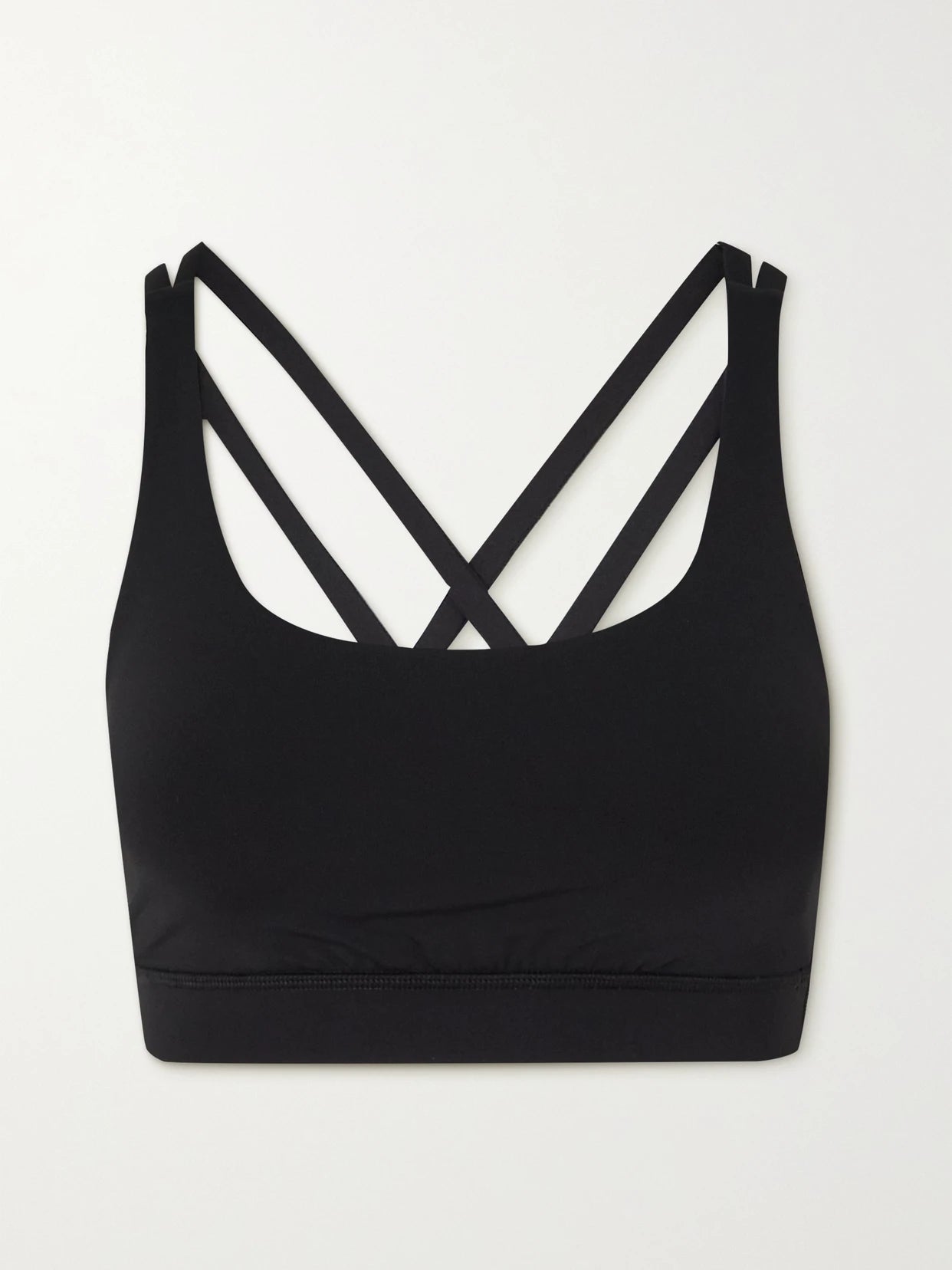 Image of Activewear. Product name - Energy Luxtreme Sports Bra in Black colour by brand - lululemon