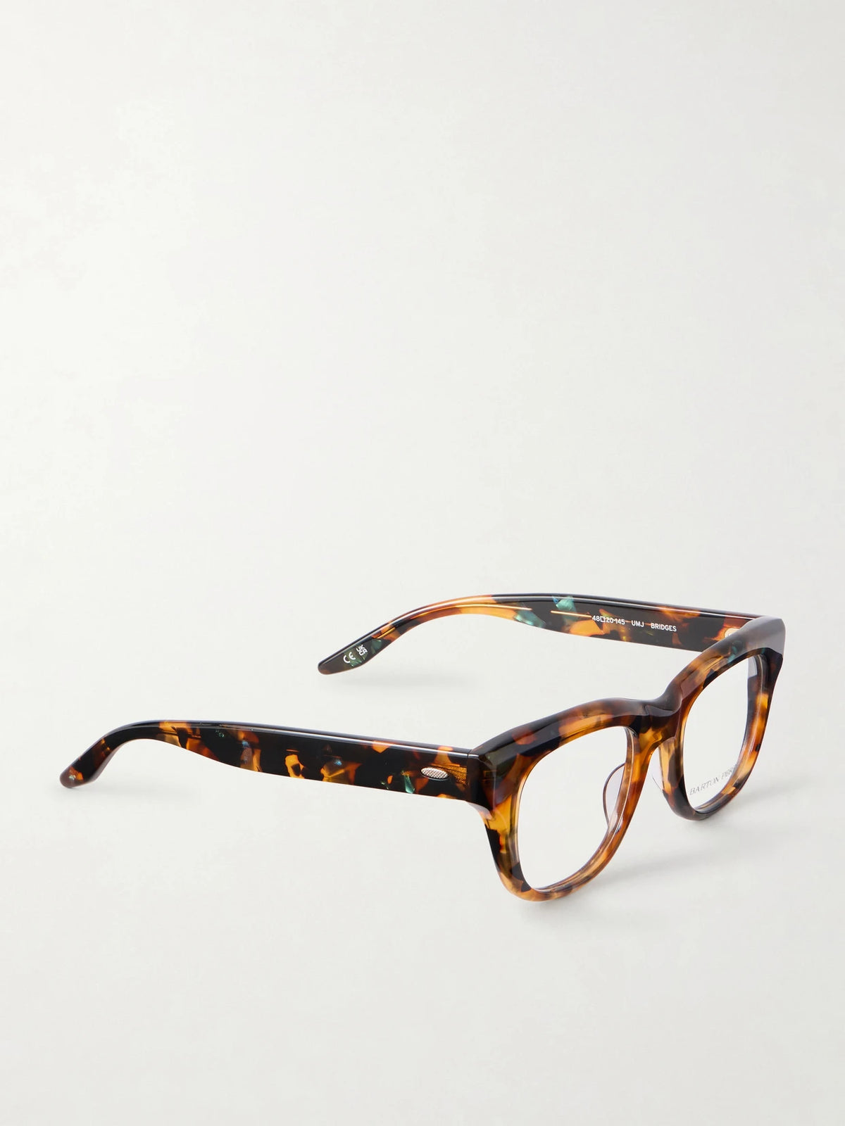 Bridges Square-frame Tortoiseshell Acetate Optical Glasses