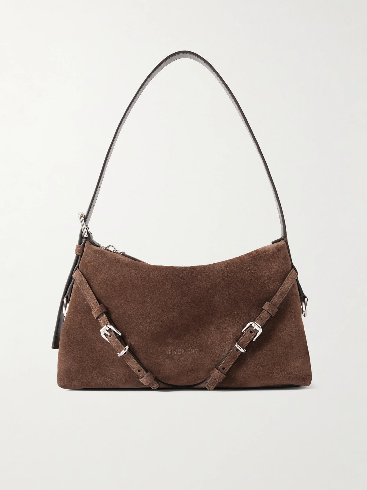 Voyou Suede Shoulder Bag
