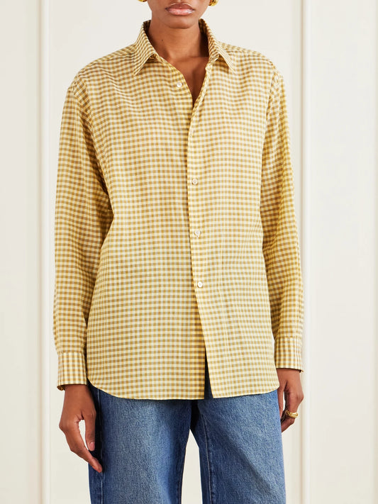 Check Cotton Shirt