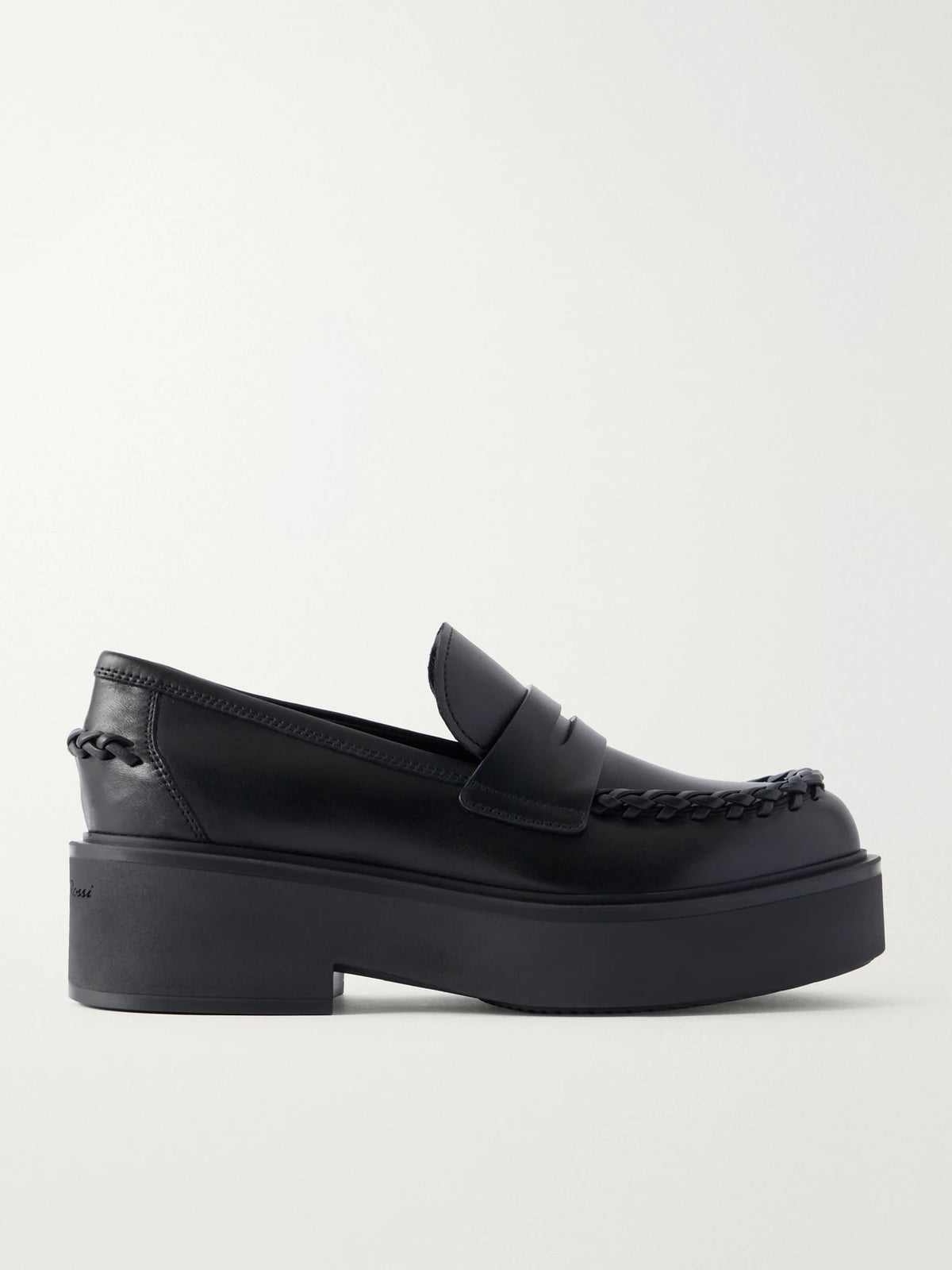Yuna Braided Leather Loafers