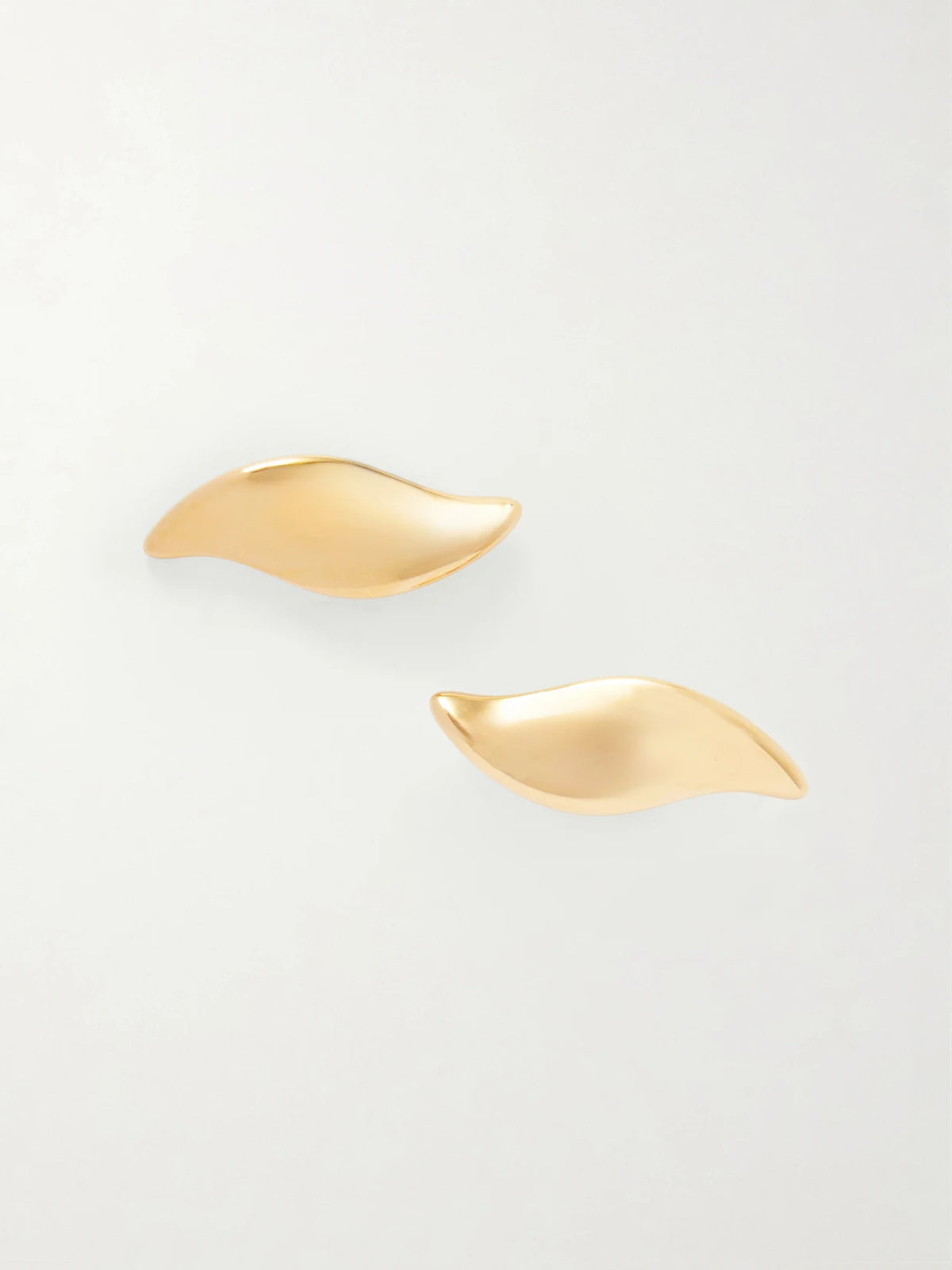 Leaf Gold-plated Earrings