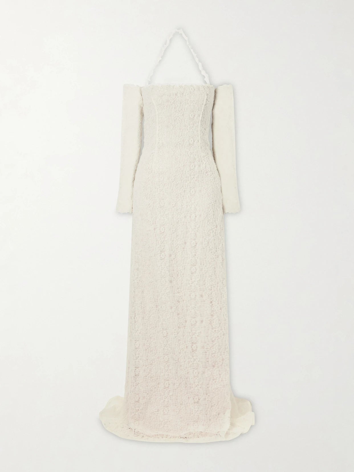 Evie Embroidered Tulle And Organza Gown