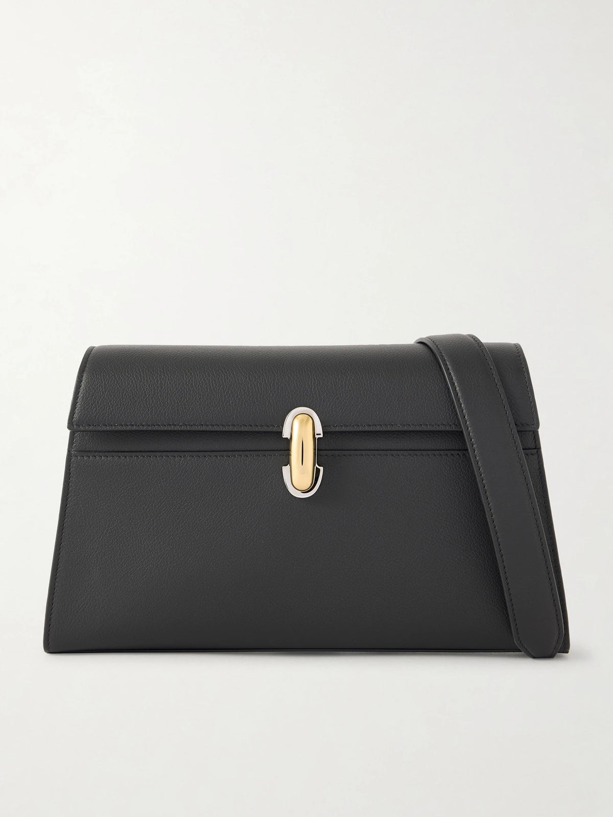 Symmetry Textured-leather Shoulder Bag