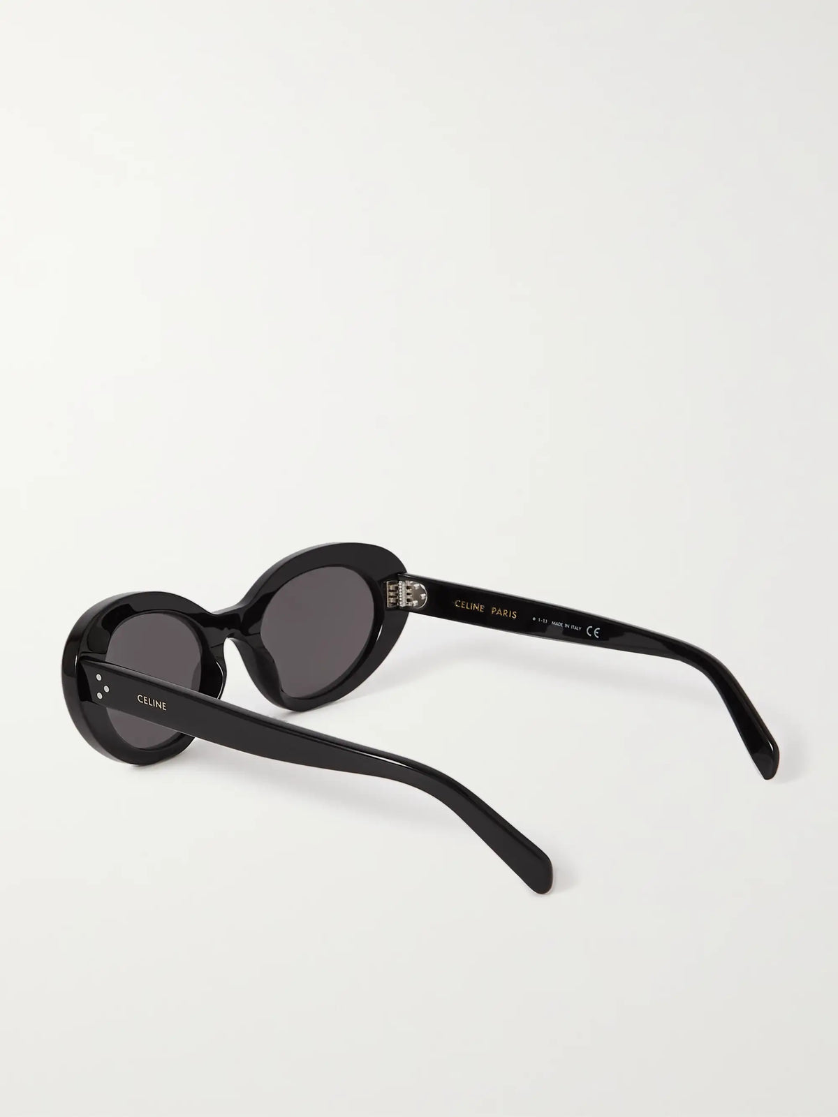 CELINE Eyewear Oval-frame Acetate Sunglasses