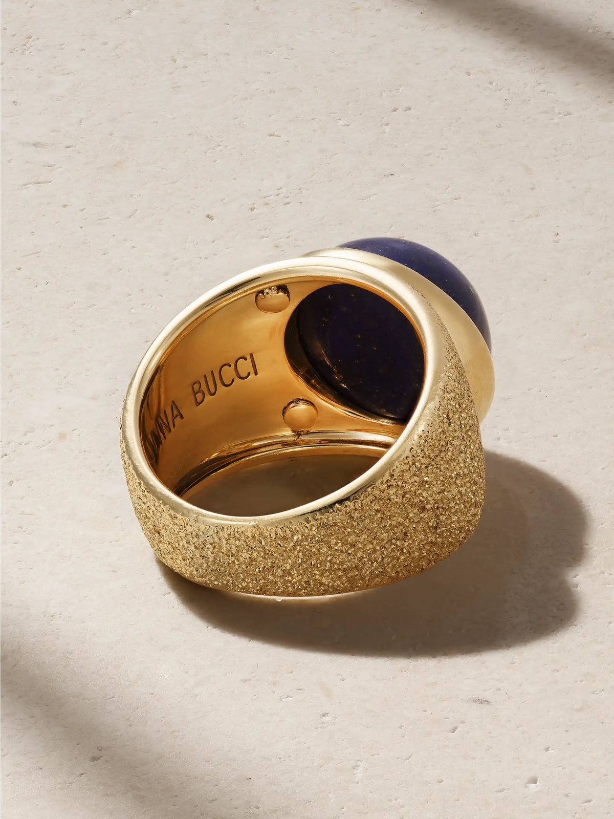 Downtown 18-karat Gold Lapis Lazuli Ring