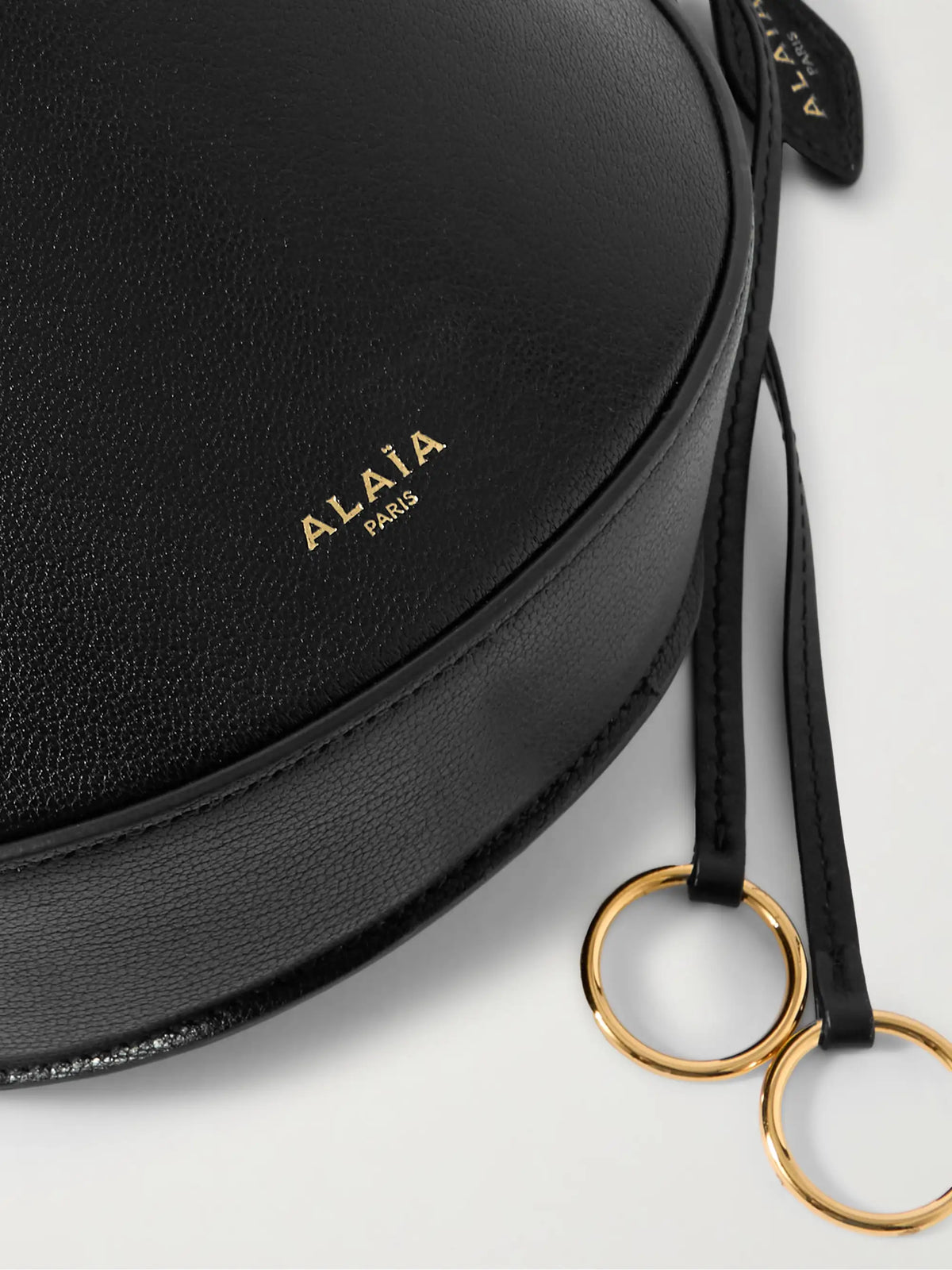 Textured-leather Shoulder Bag