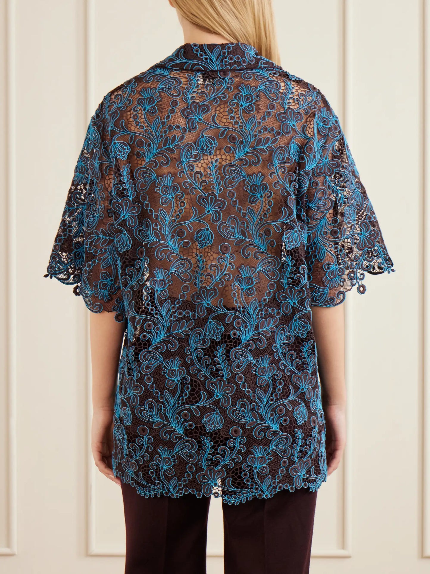 Francine Guipure Lace Shirt