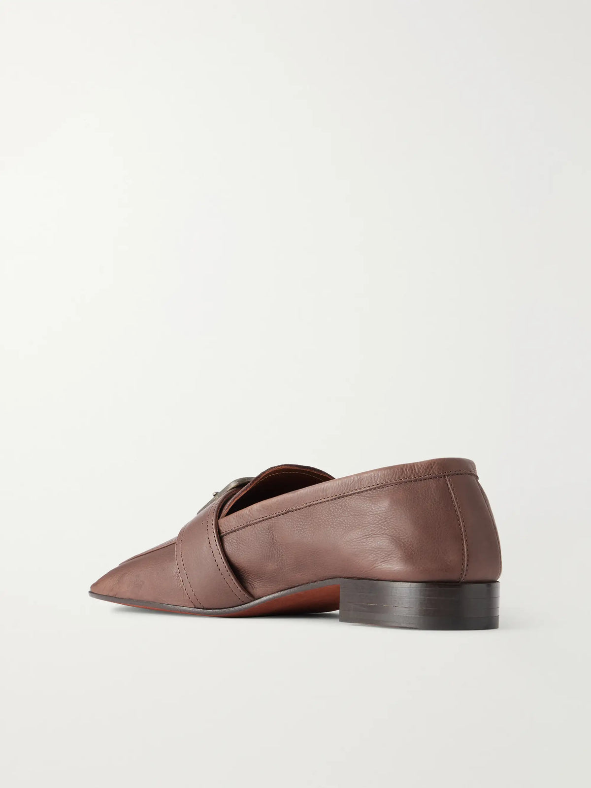 Dries Van Noten Buckle-detailed Leather Loafers