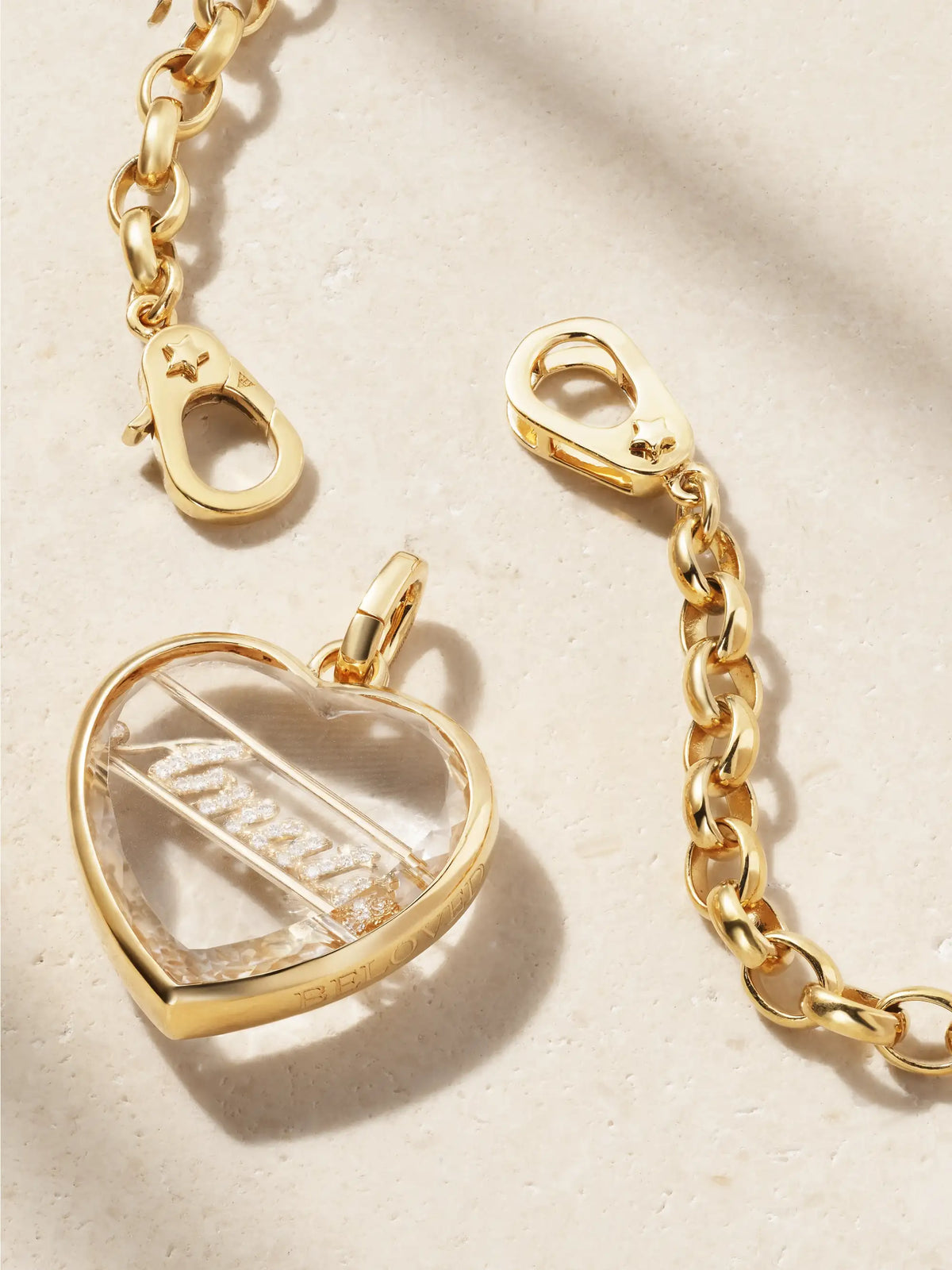 18-karat Gold, Quartz And Diamond Necklace