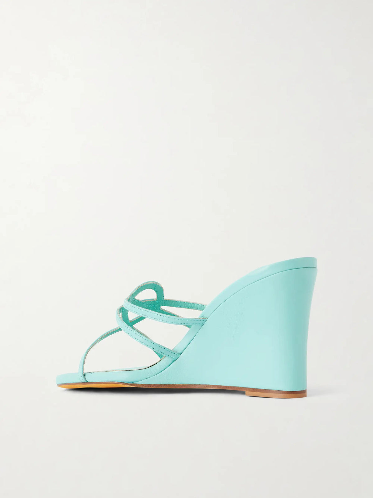 70 Opera Leather Wedge Sandals
