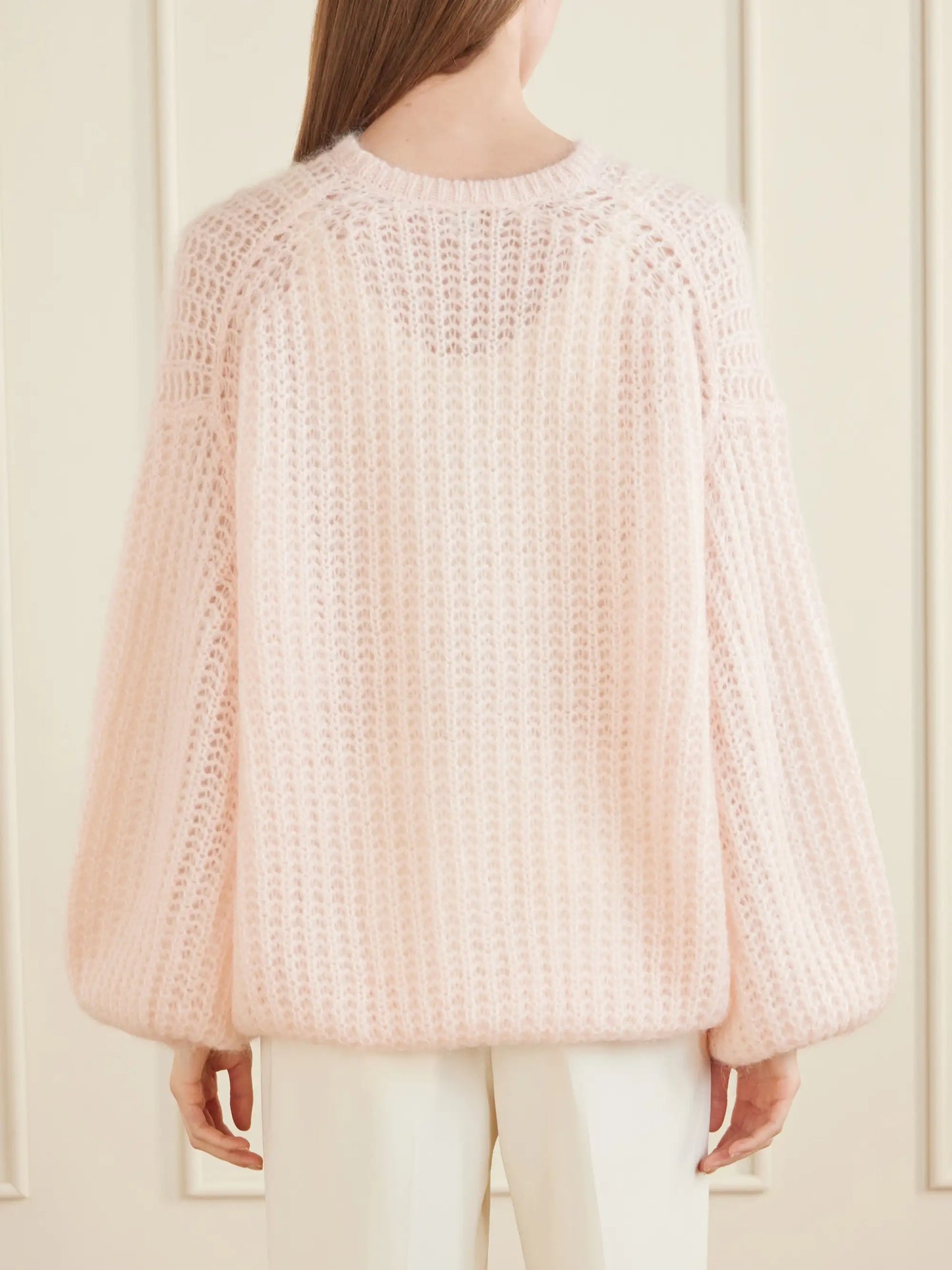 Open-knit Mohair-blend Sweater