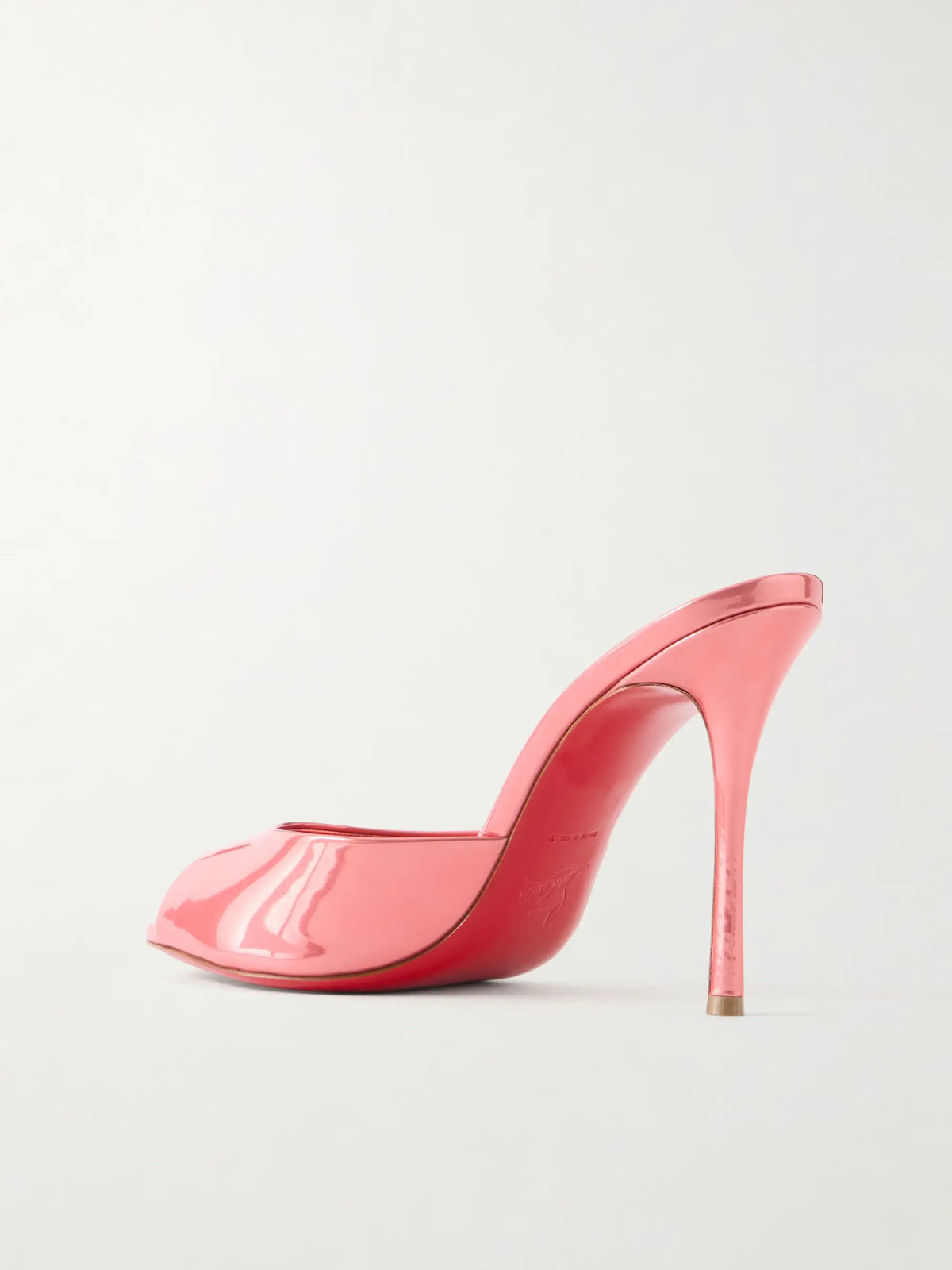 Me Dolly 100 Mirrored-leather Mules