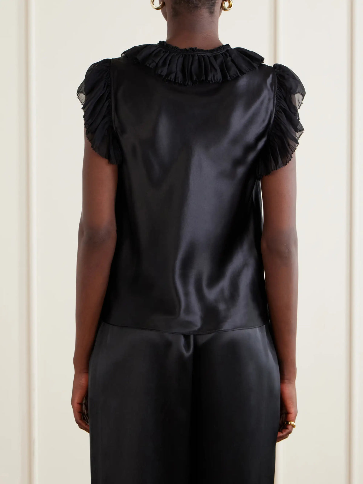 Ulla Johnson Ilyana Ruffled Silk Blouse