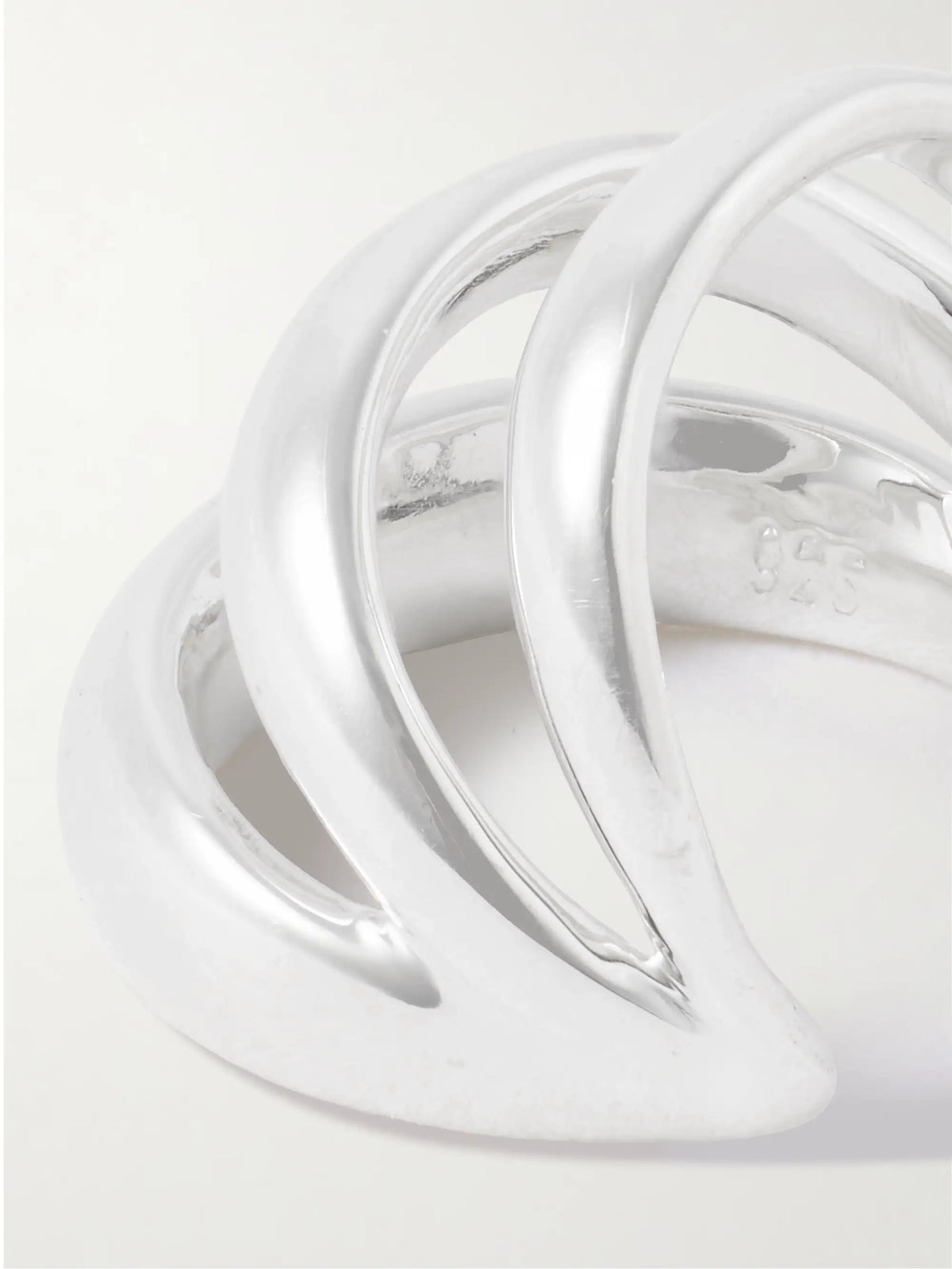 Triple Silver Ear Cuff