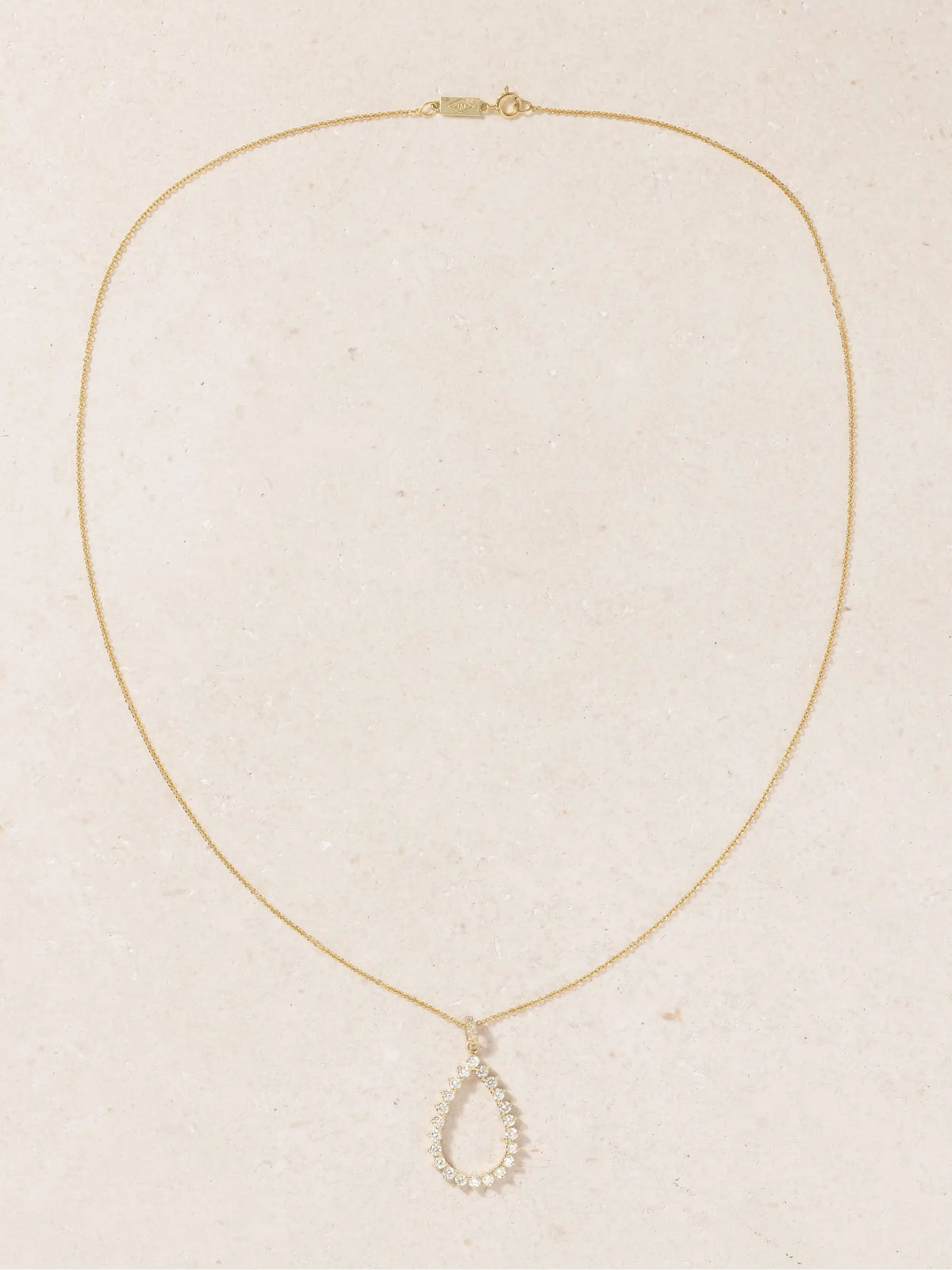 3-prong 18-karat Gold Diamond Necklace