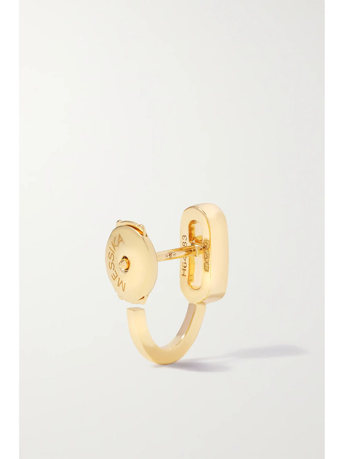 Move Classique 18-karat Gold Diamond Hoop Earrings