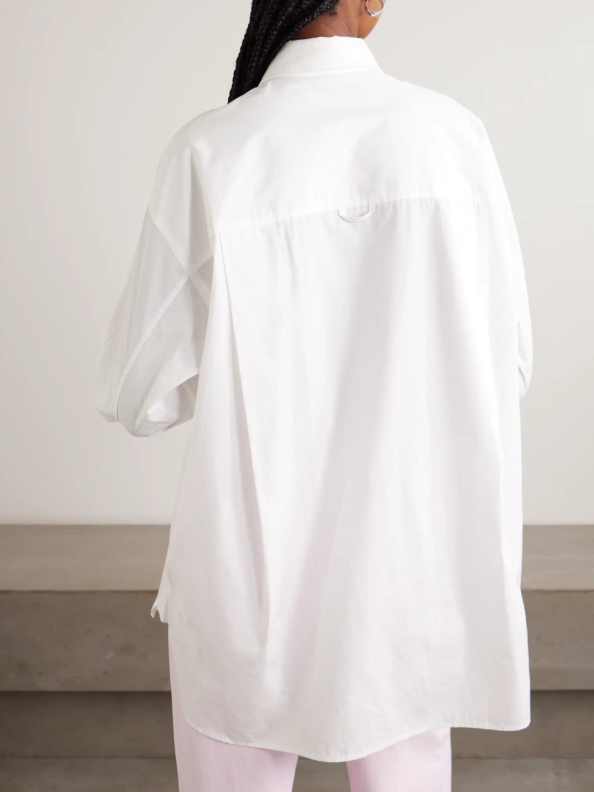 + Maria Mcmanus Oversized Organic Cotton-poplin Shirt