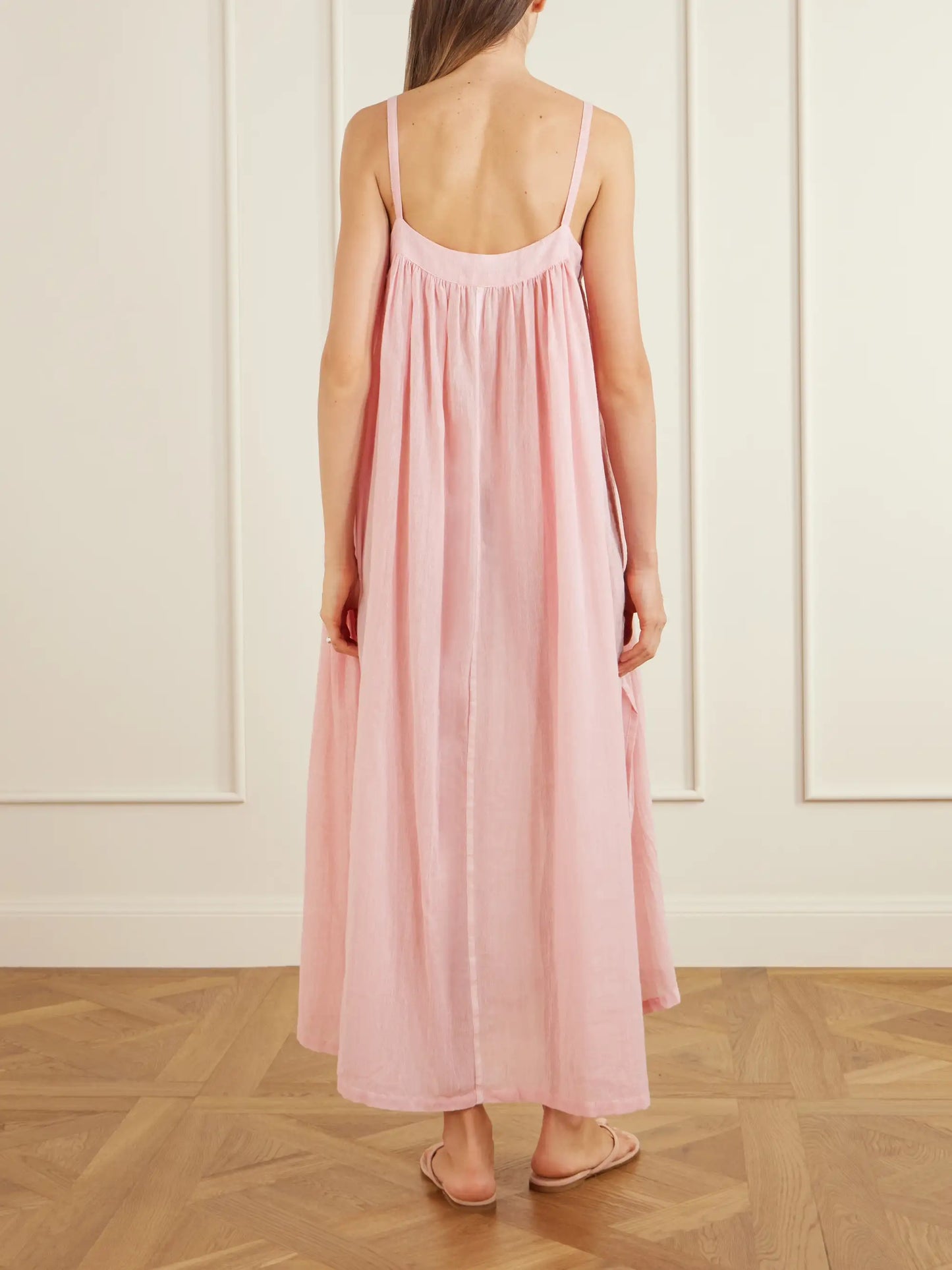 Eda Cotton-gauze Maxi Dress