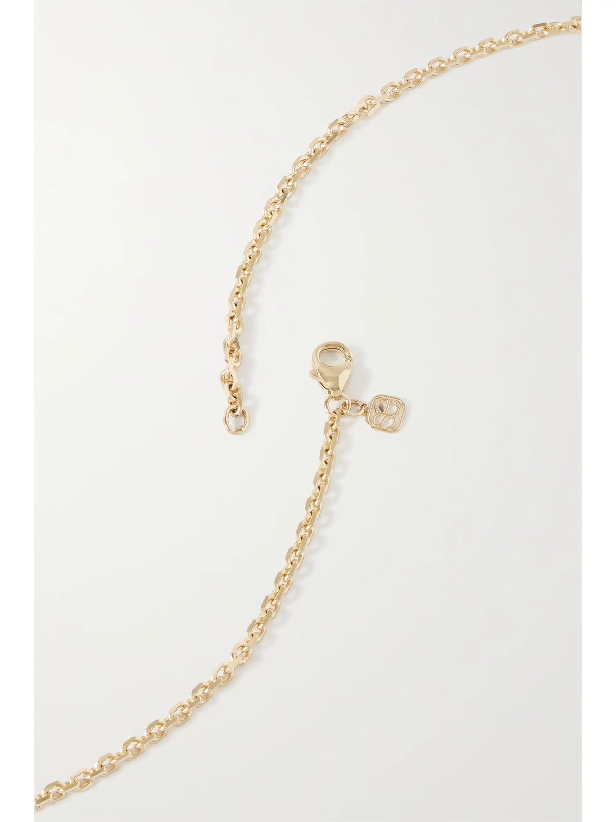 Large Plumeria 14-karat Gold Diamond And Sapphire Necklace