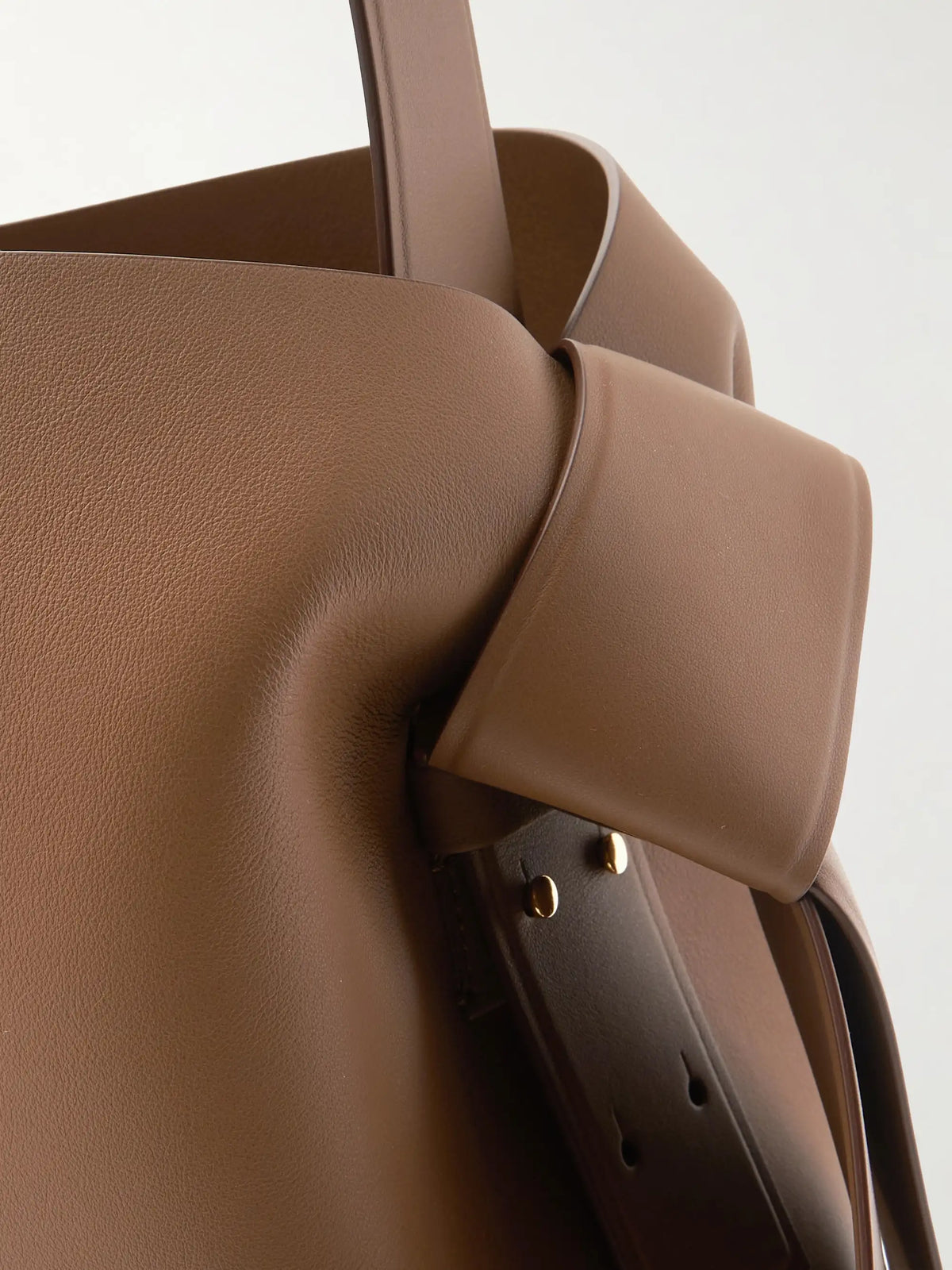 Musubi Midi Knotted Leather Shoulder Bag