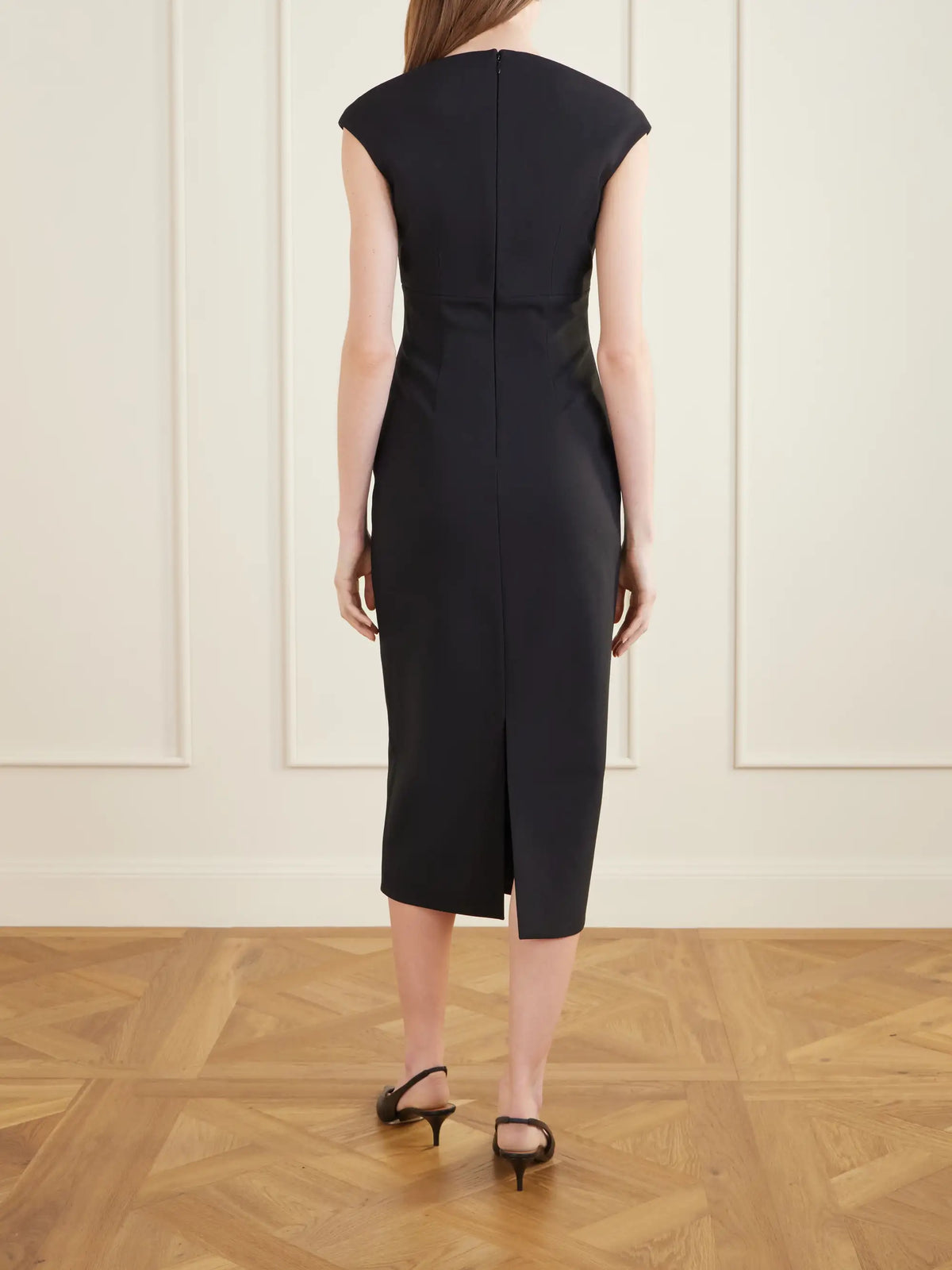 Monica Crepe Midi Dress