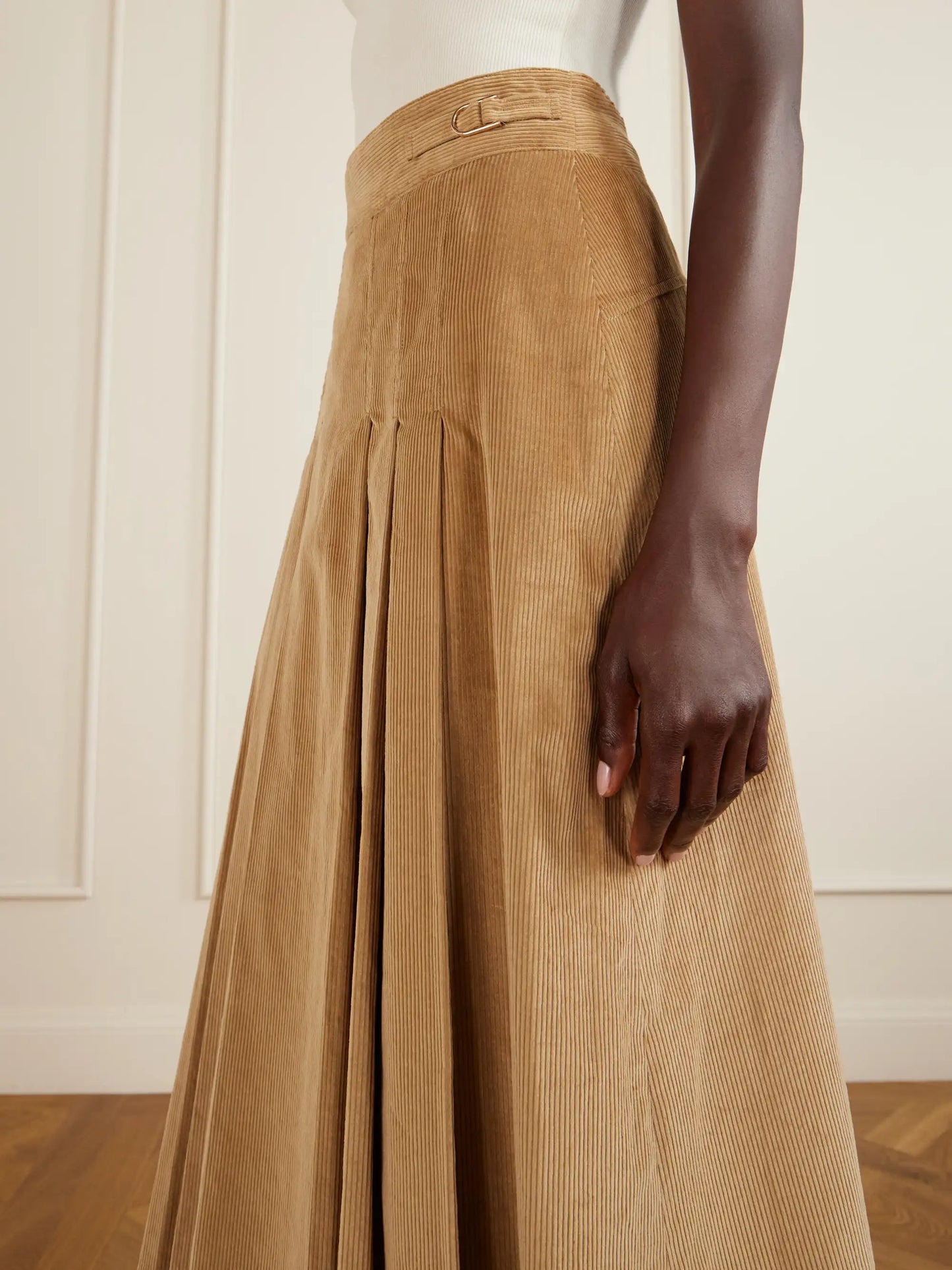 Wesley Corduroy Cotton Maxi Skirt
