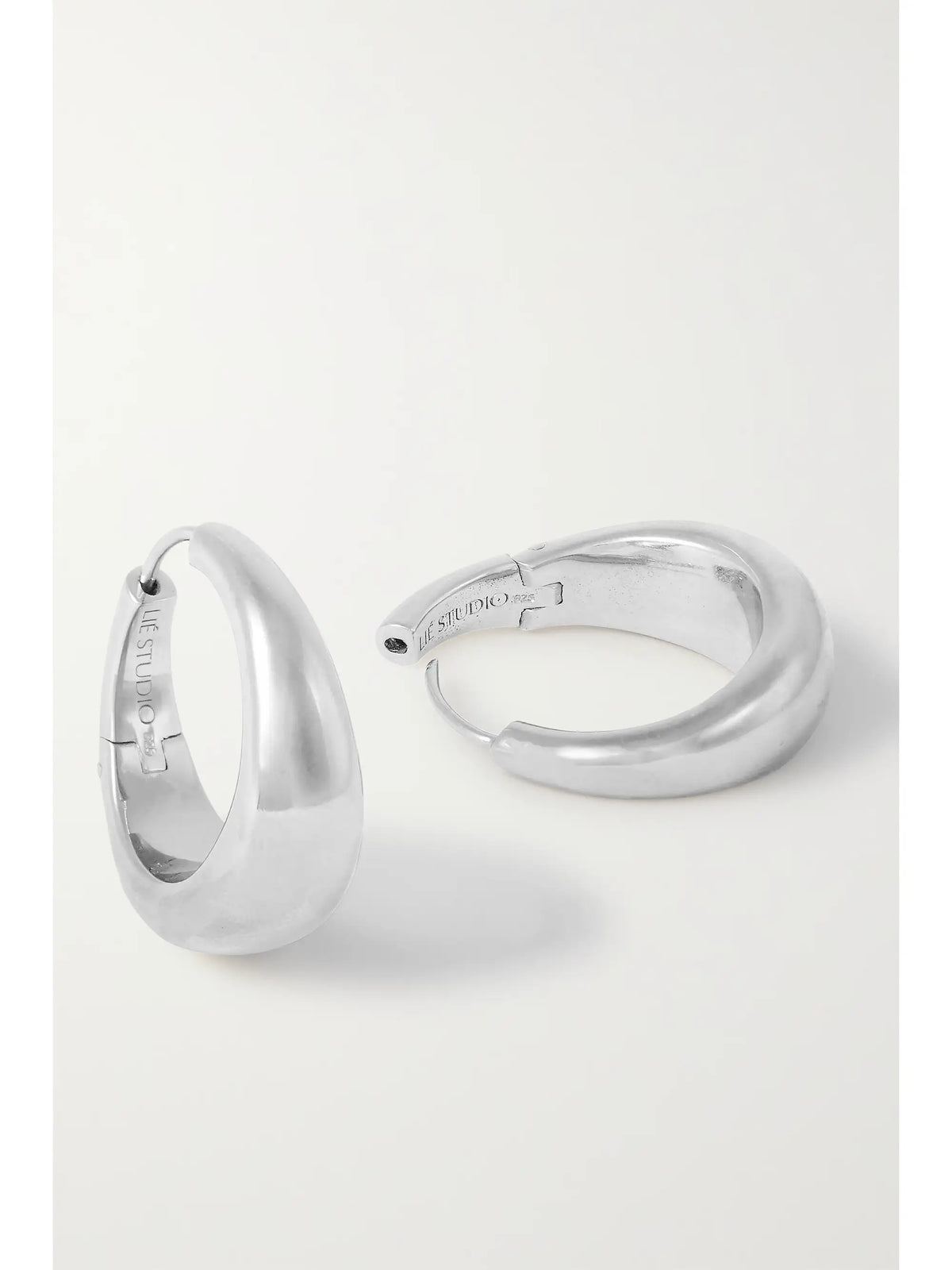 The Andrea Silver Hoop Earrings