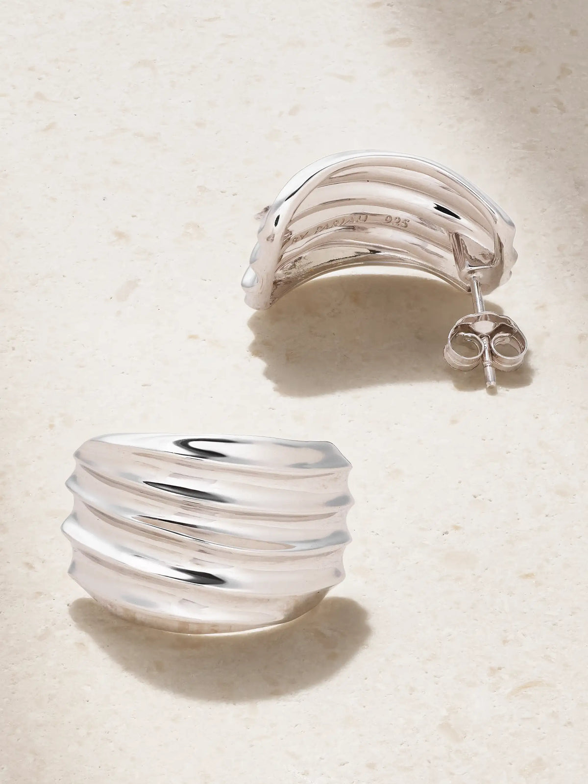 Flux Recycled Sterling Silver Earrings