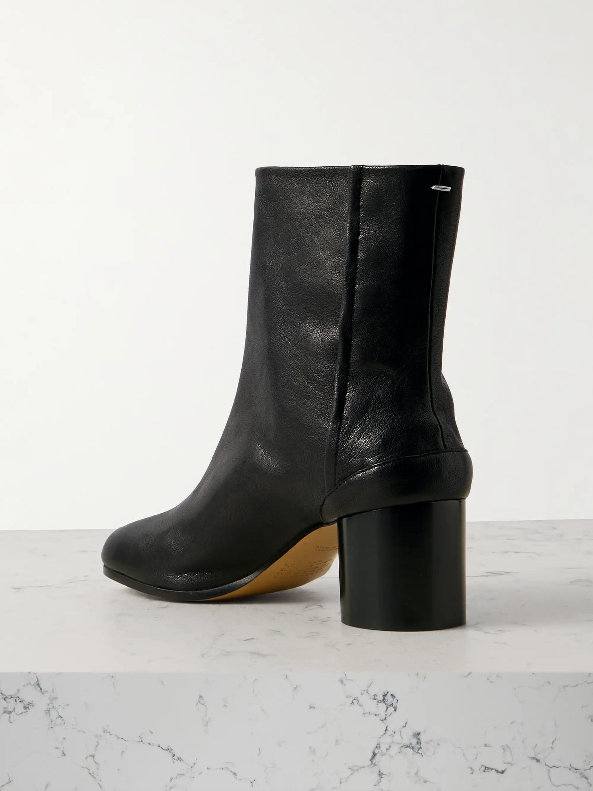 Tabi Split-toe Leather Ankle Boots