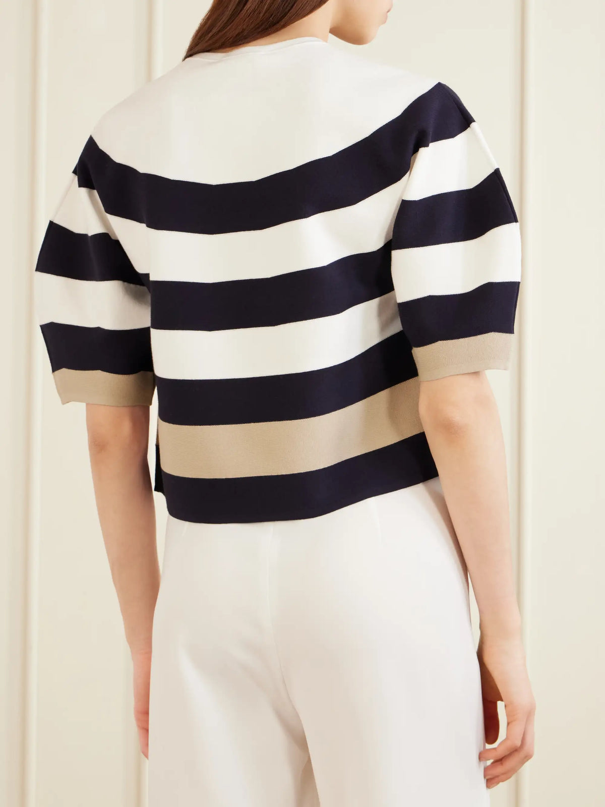 Striped Jersey Sweater