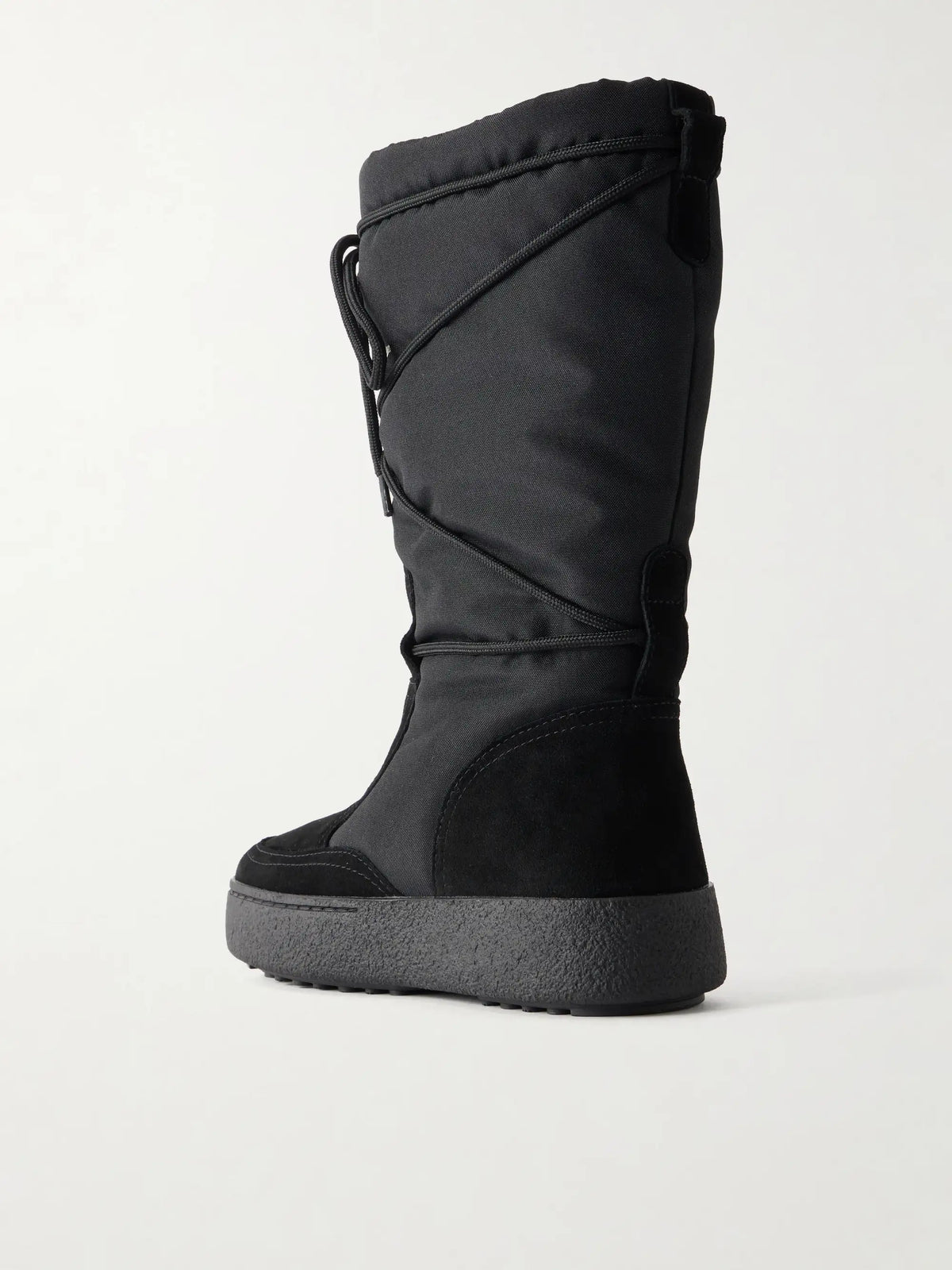 Moon Boot Ltrack Legacy Suede-trimmed Nylon Knee Boots