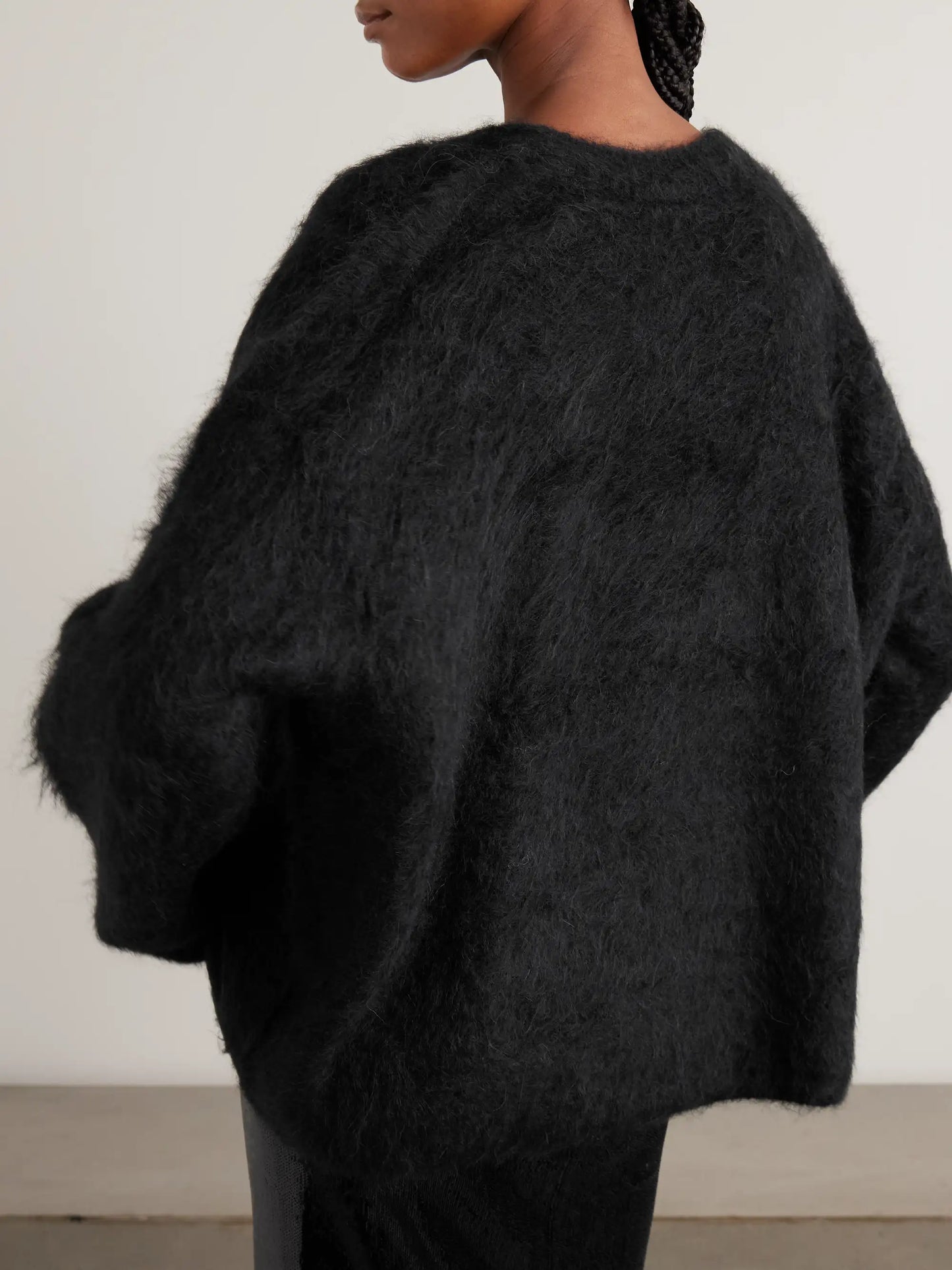 Oversized Ribbed Alpaca-blend Sweater