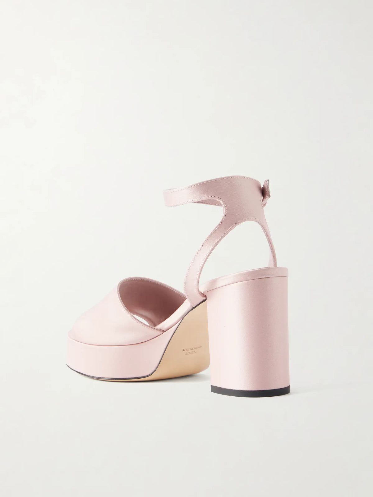 Satin Platform Sandals