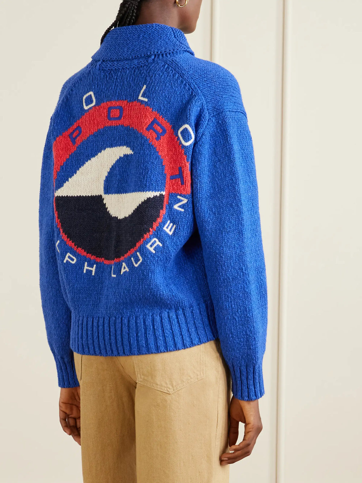 Knitted Cotton Zip-up Cardigan