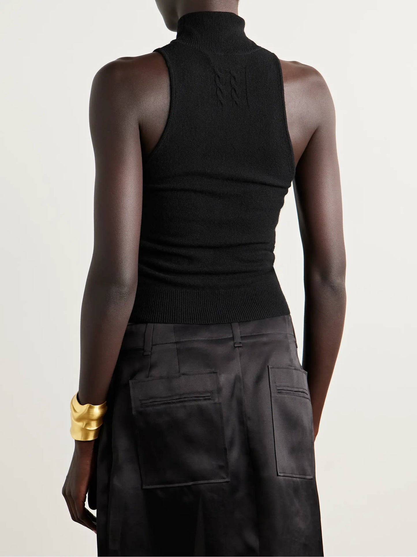 Hansen Merino Wool And Cashmere-blend Turtleneck Tank