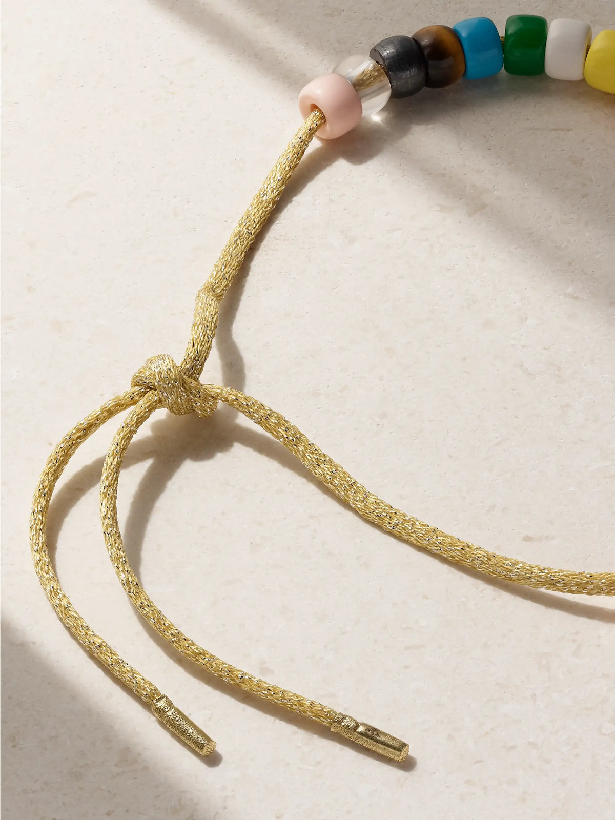 Forte Beads Rainbow 18-karat Gold And Lurex Multi-stone Necklace Kit