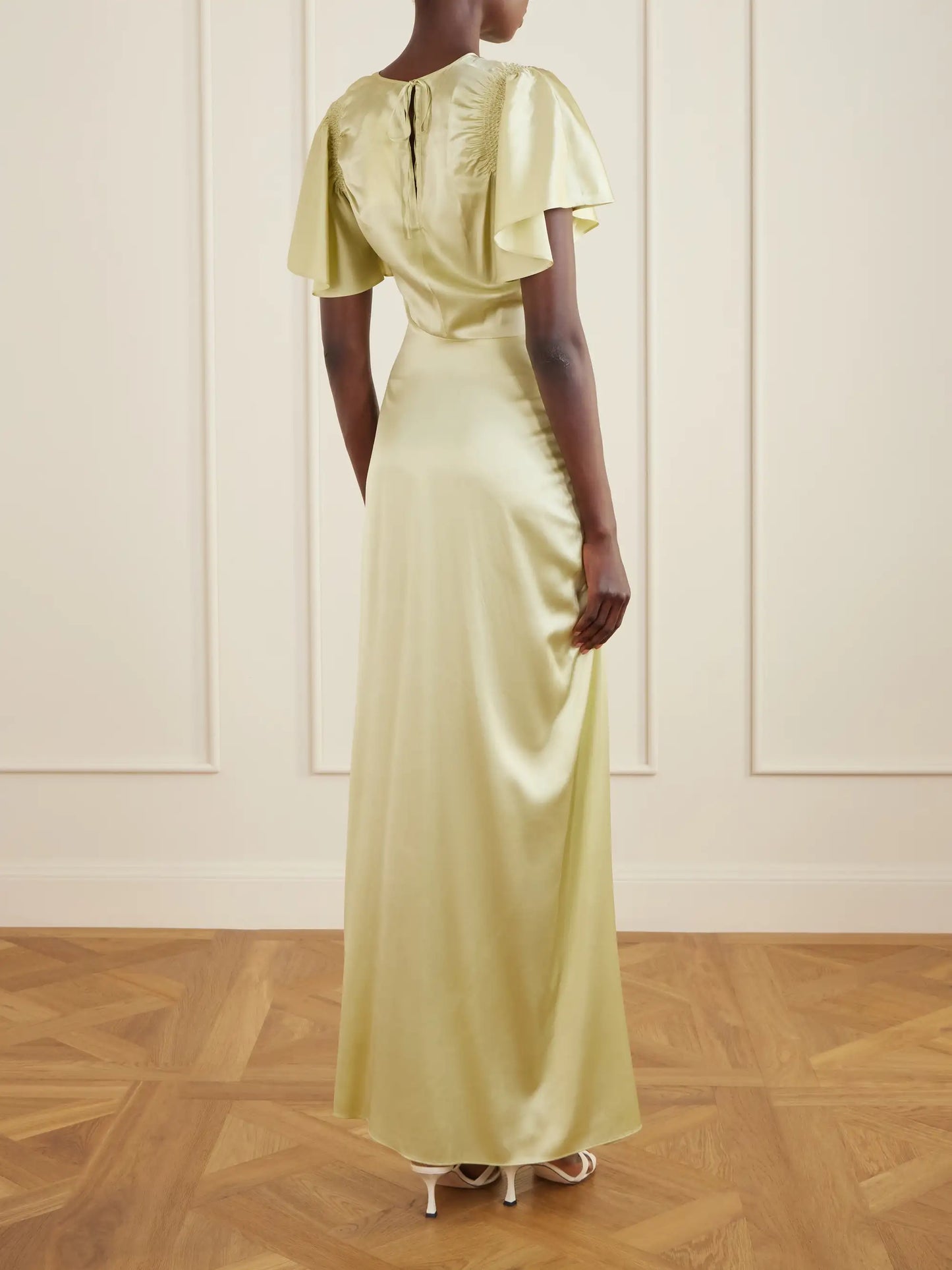 Silk-blend Satin Gown