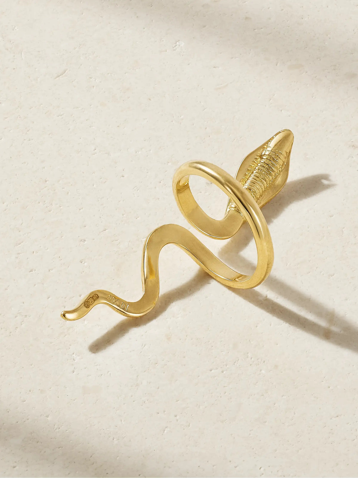 Cobra 18-karat Gold Diamond Ring