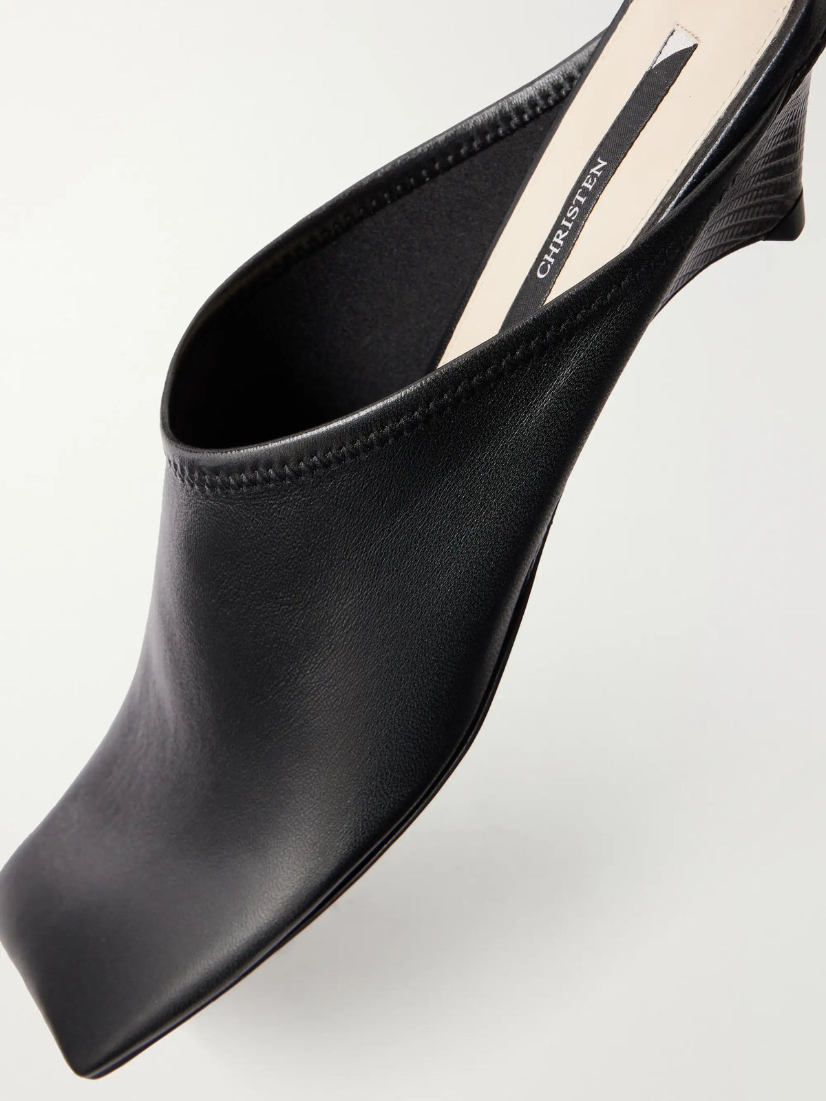 CHRISTEN Edge Stretch 35 Leather Mules