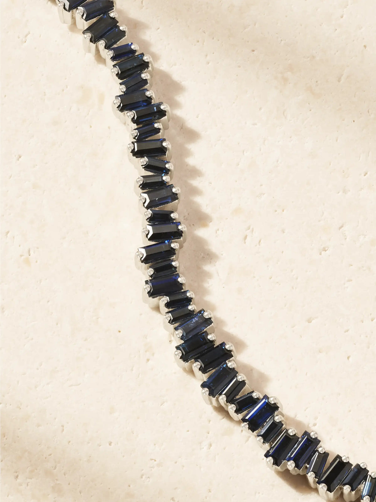 18-karat White Gold Sapphire Bracelet