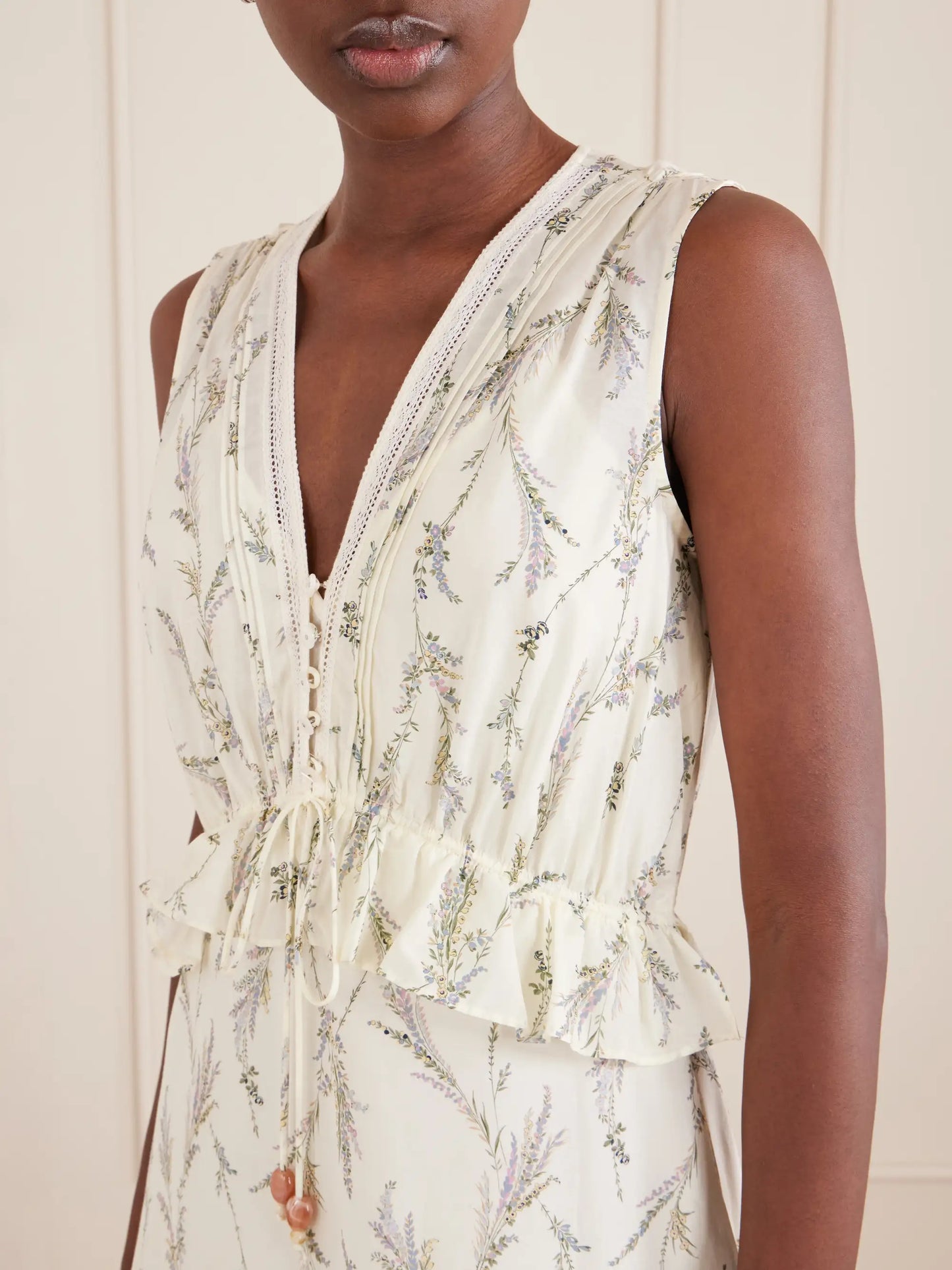Dominik Floral-print Cotton And Silk-blend Maxi Dress