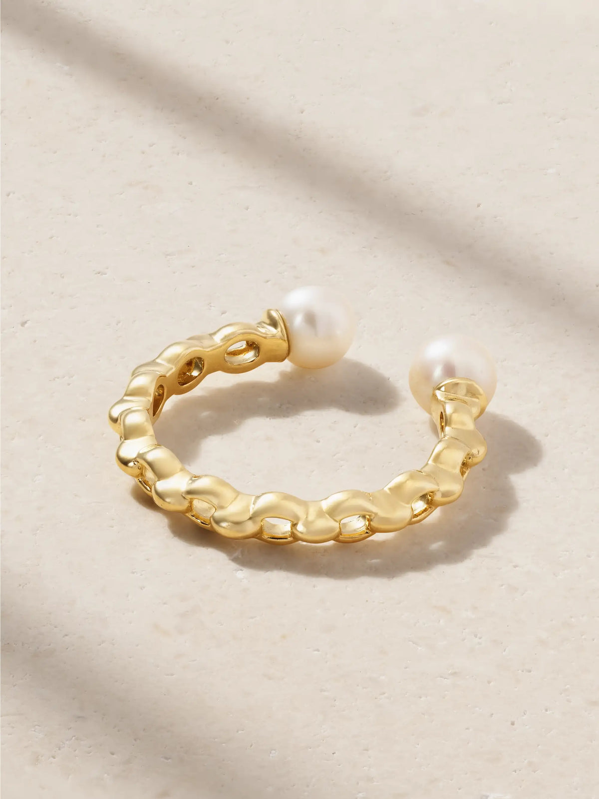 Sea Of Beauty 14-karat Gold Pearl Ring