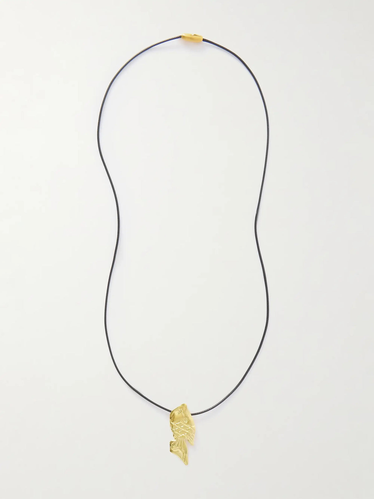 Pisces Recycled Gold-plated Cord Necklace