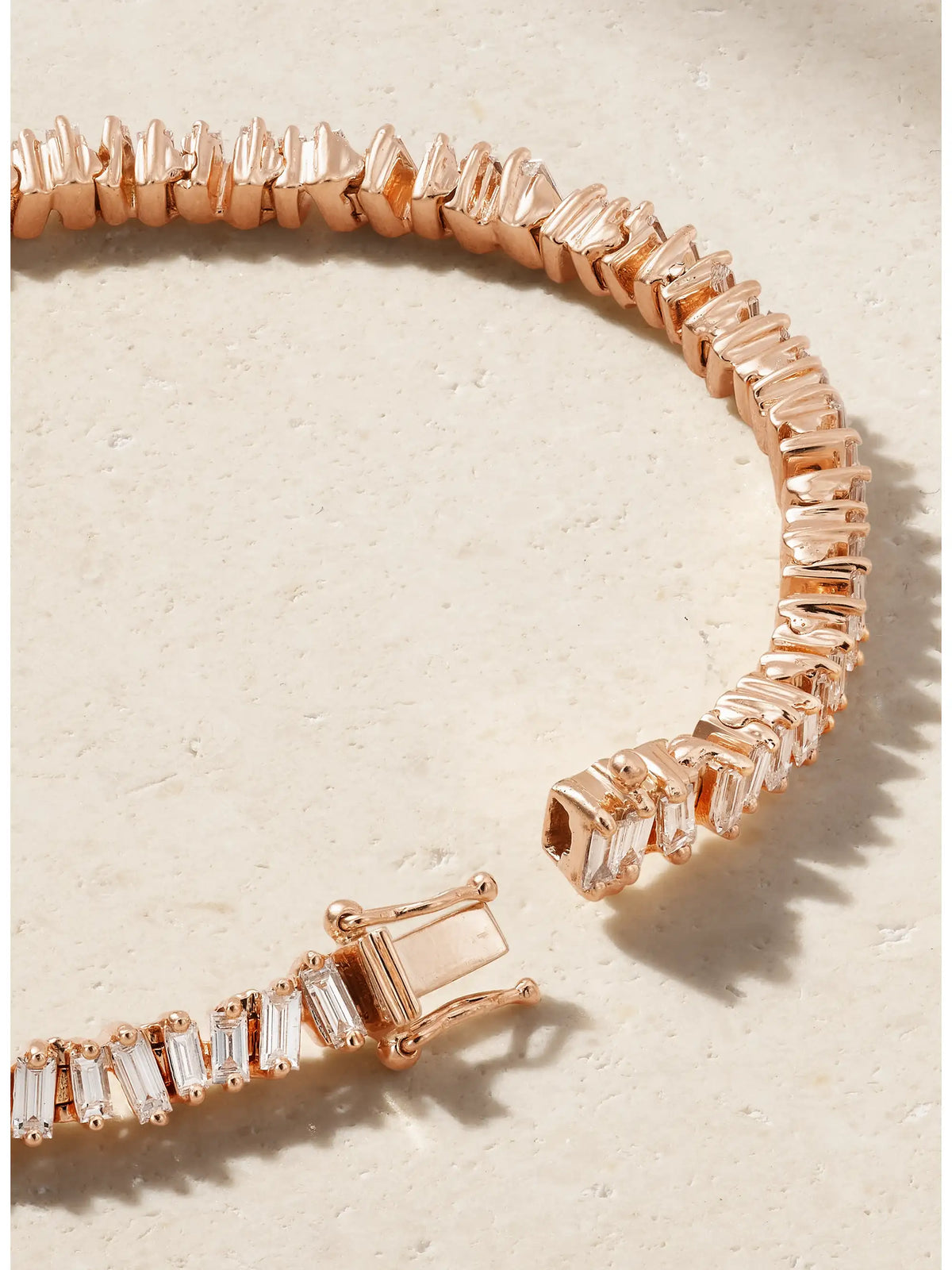 Fireworks 18-karat Rose Gold Diamond Bracelet