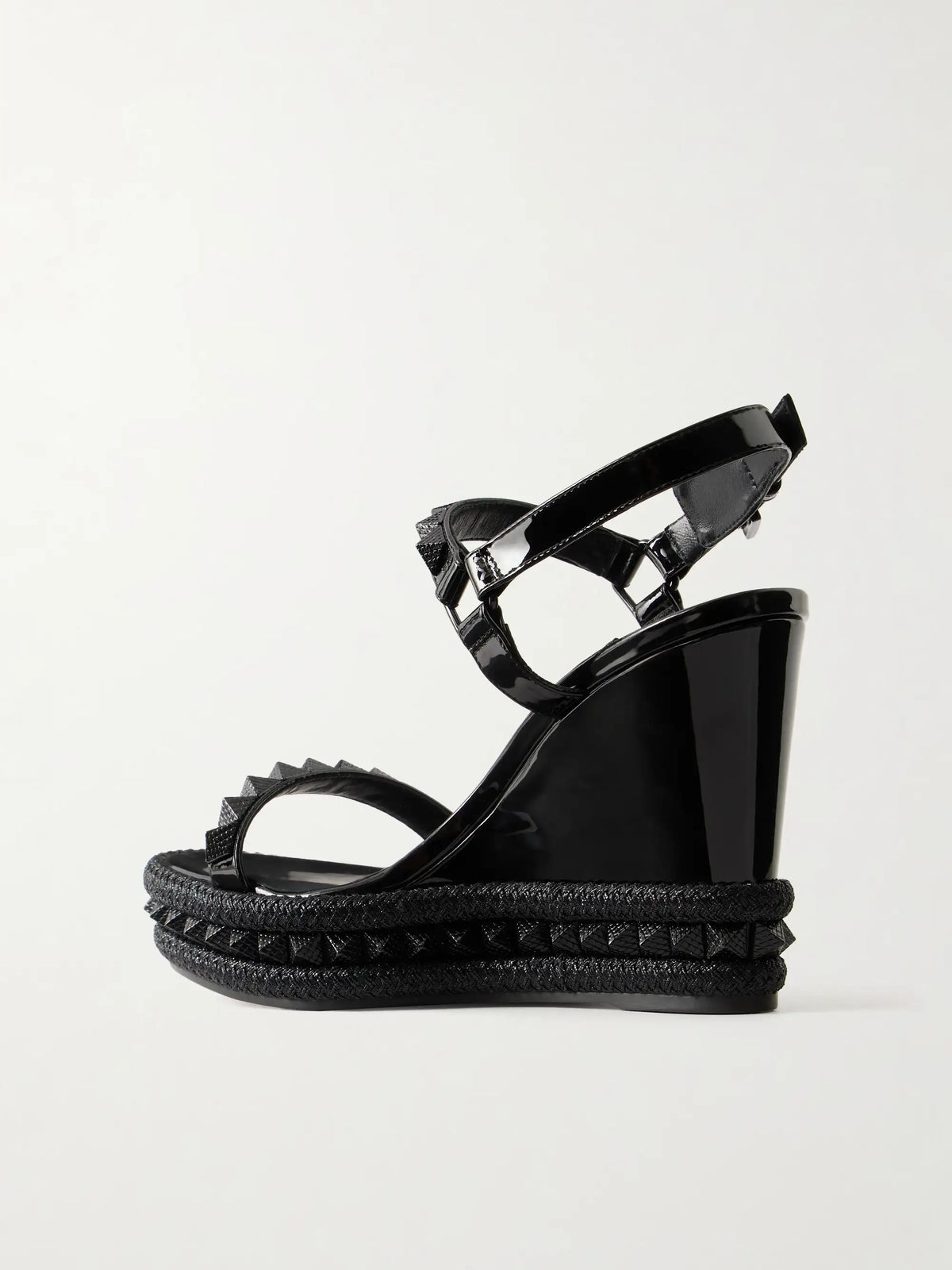 Pyraclou 110 Studded Leather Wedge Sandals